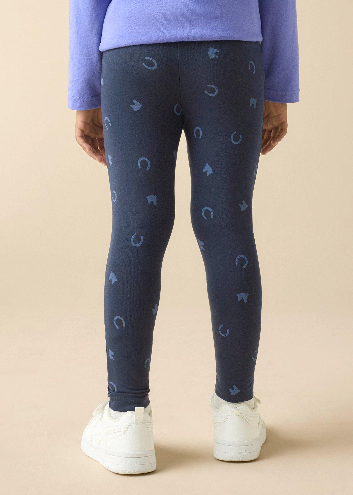 Legginsy z elastycznej mieszanki bawełny organicznej (3 pary) - Bonprix