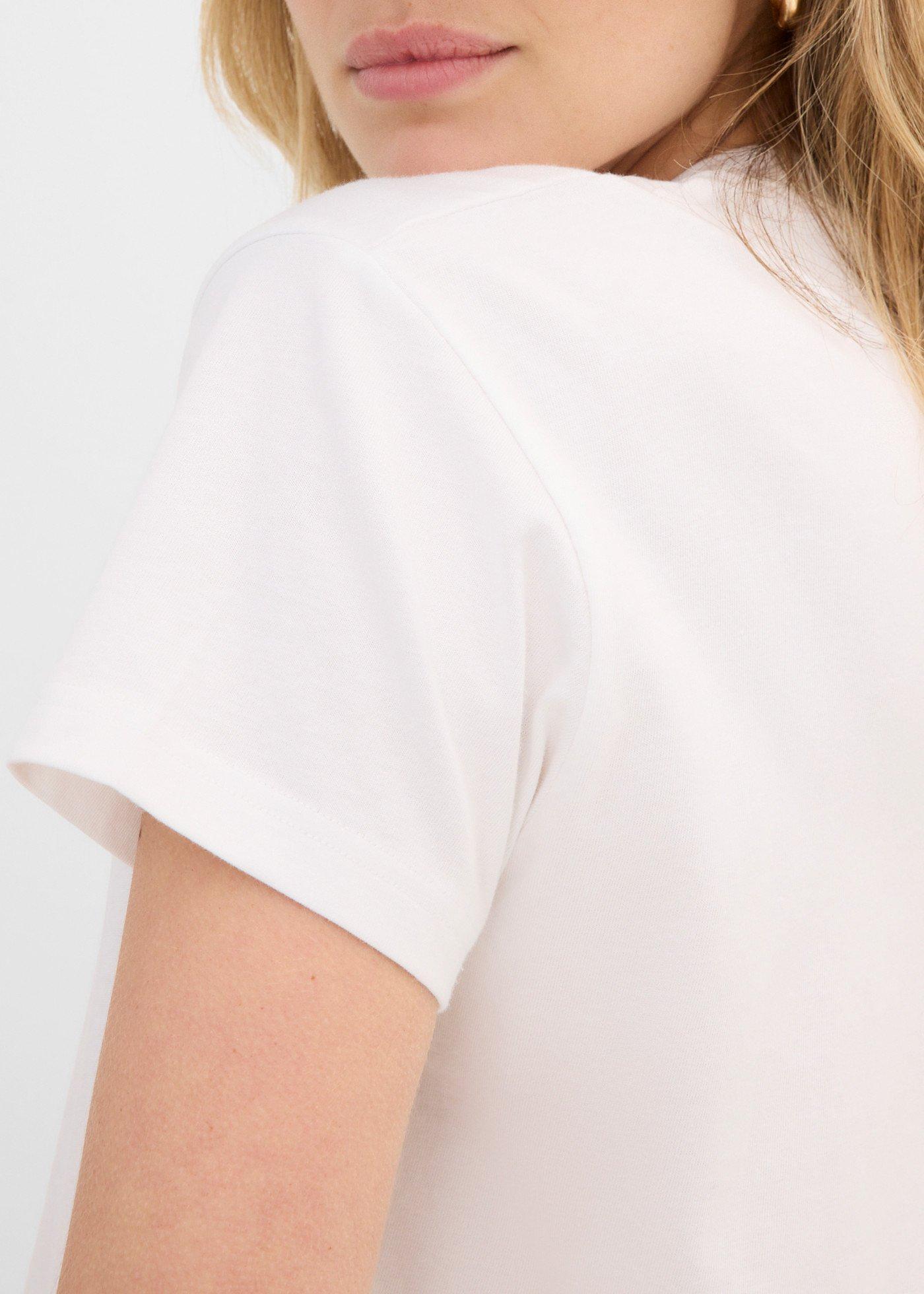 Luźny T-shirt z bawełny - Bonprix