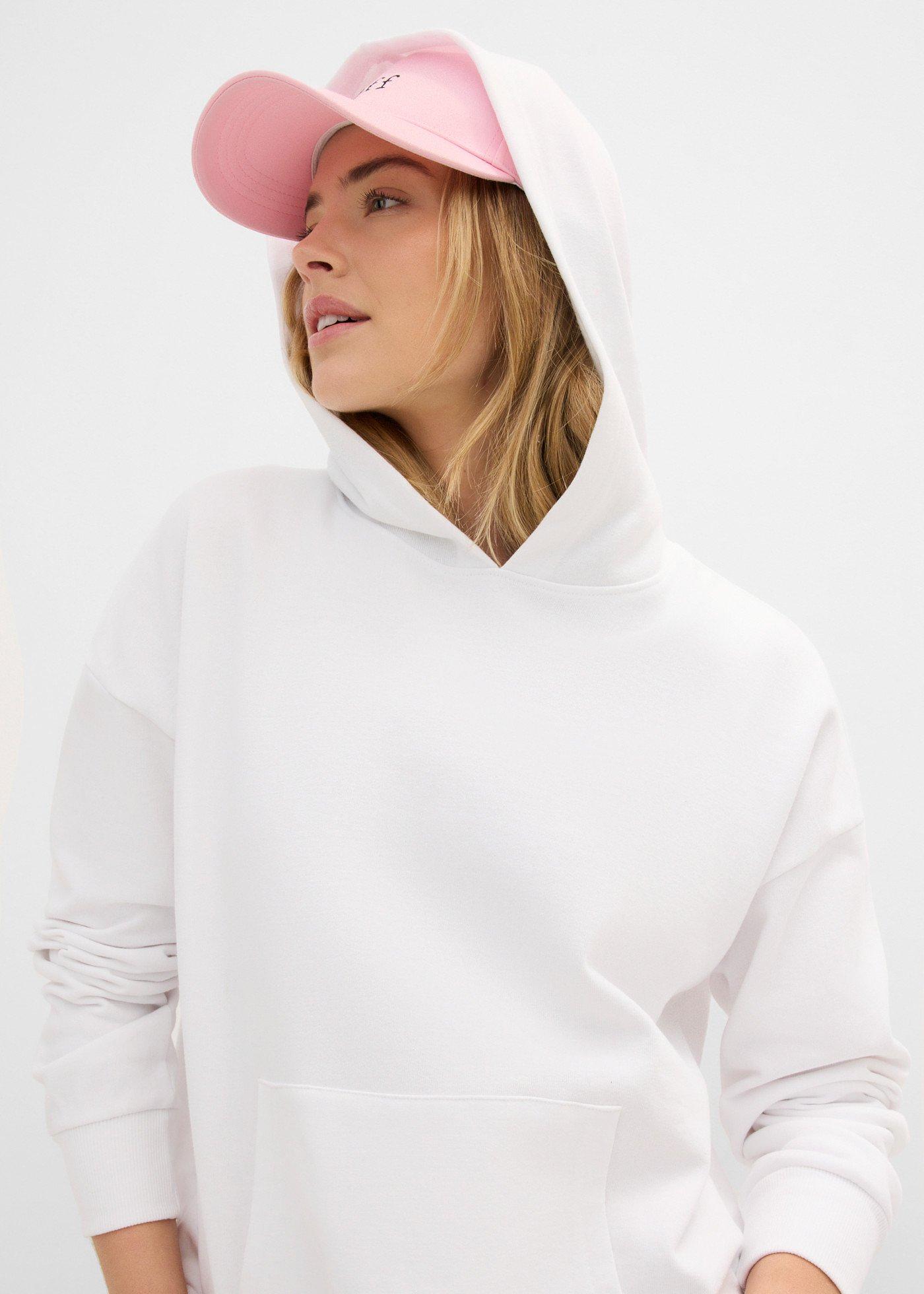 Bluza oversize z kapturem z miękkiej mieszanki bawełny - Bonprix