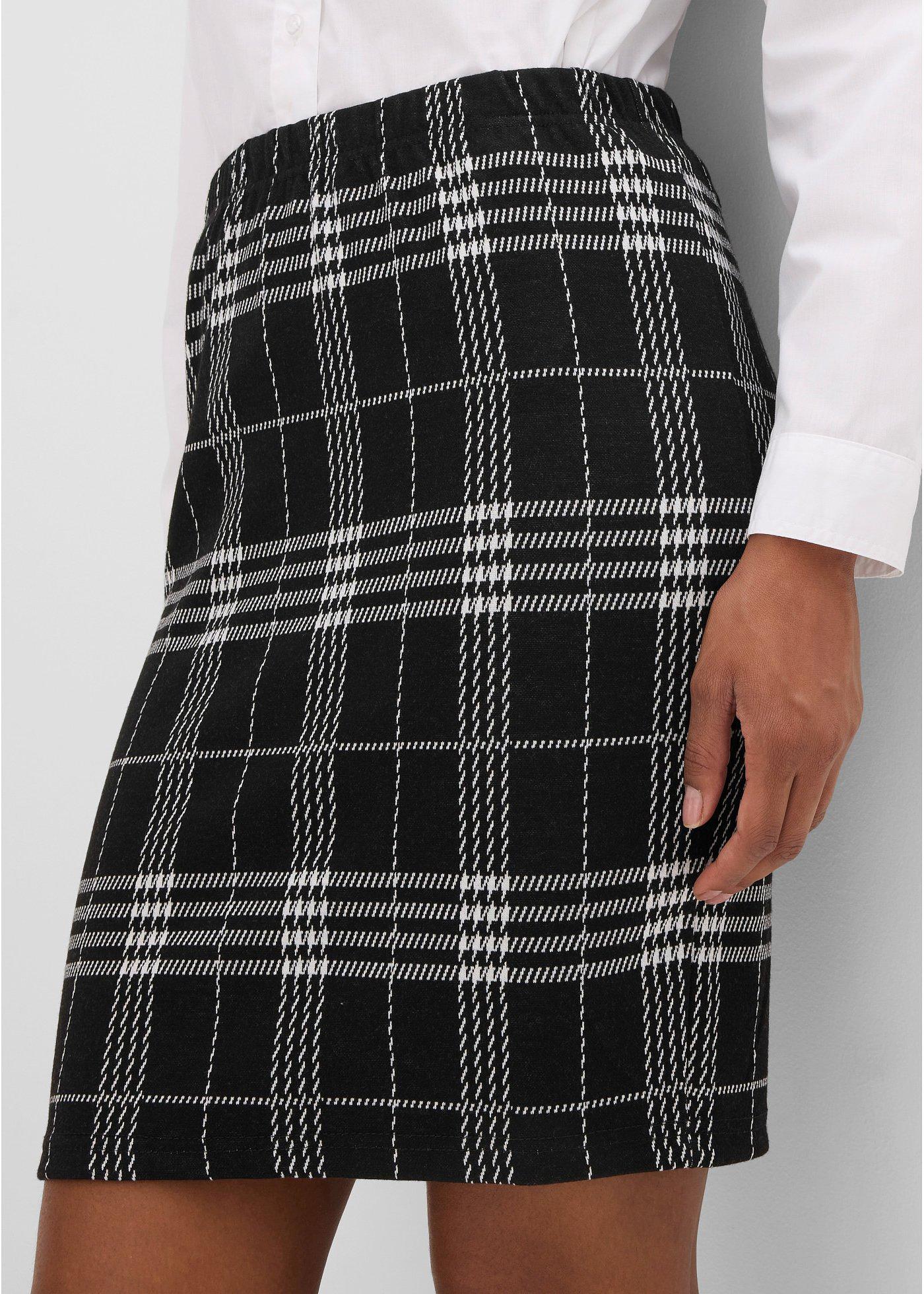 Spódnica mini w szkocką kratę - Bonprix