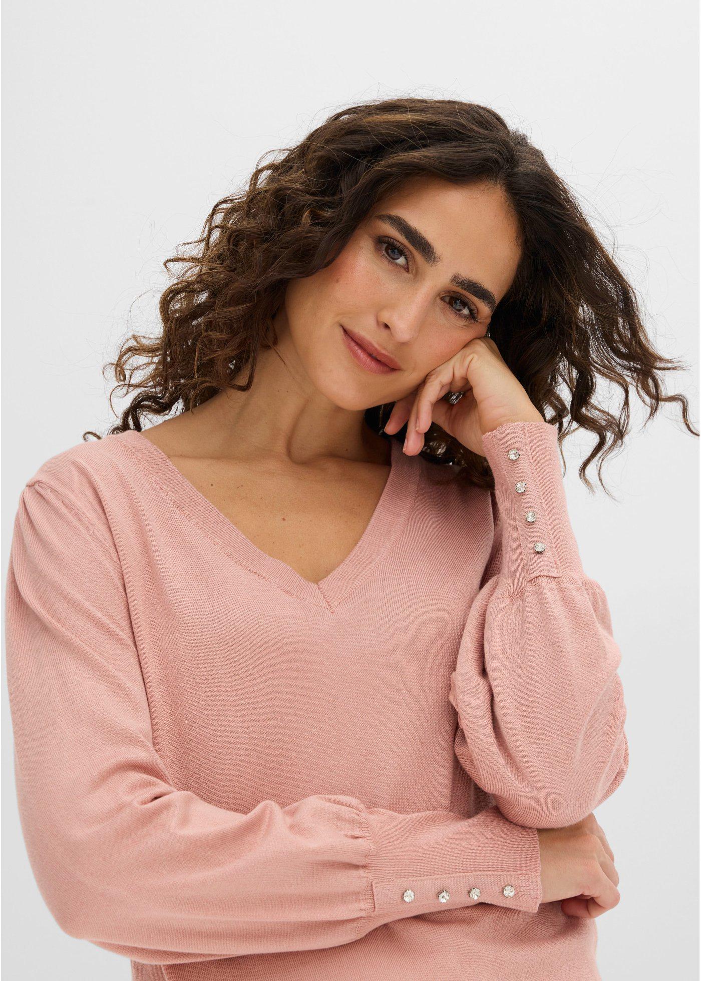 Cienki sweter z mieszanki wiskozy - Bonprix