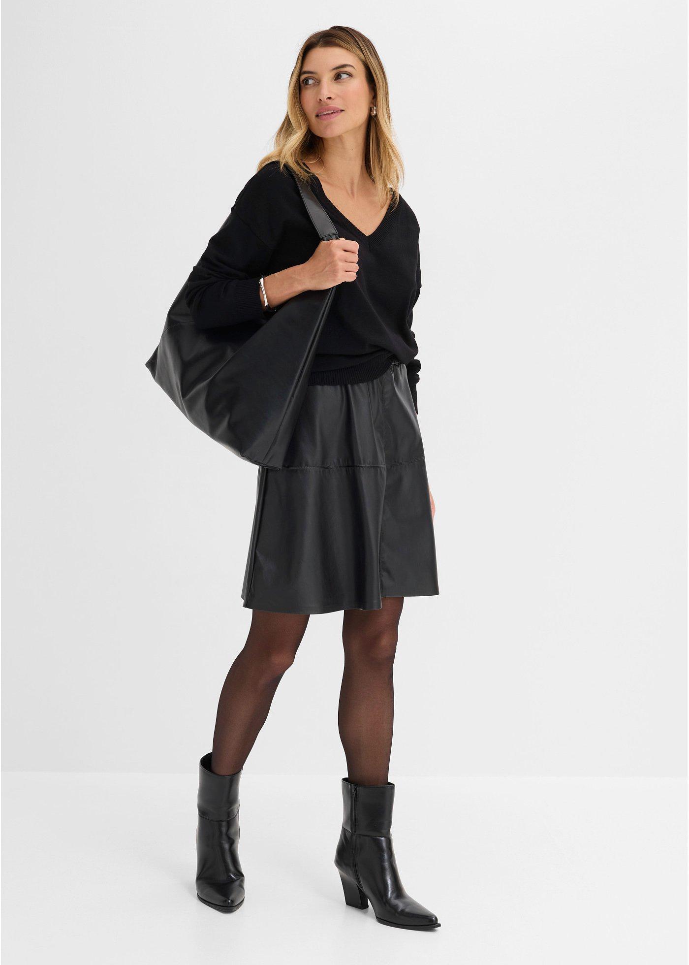 Sweter oversize z mieszanki wiskozy - Bonprix