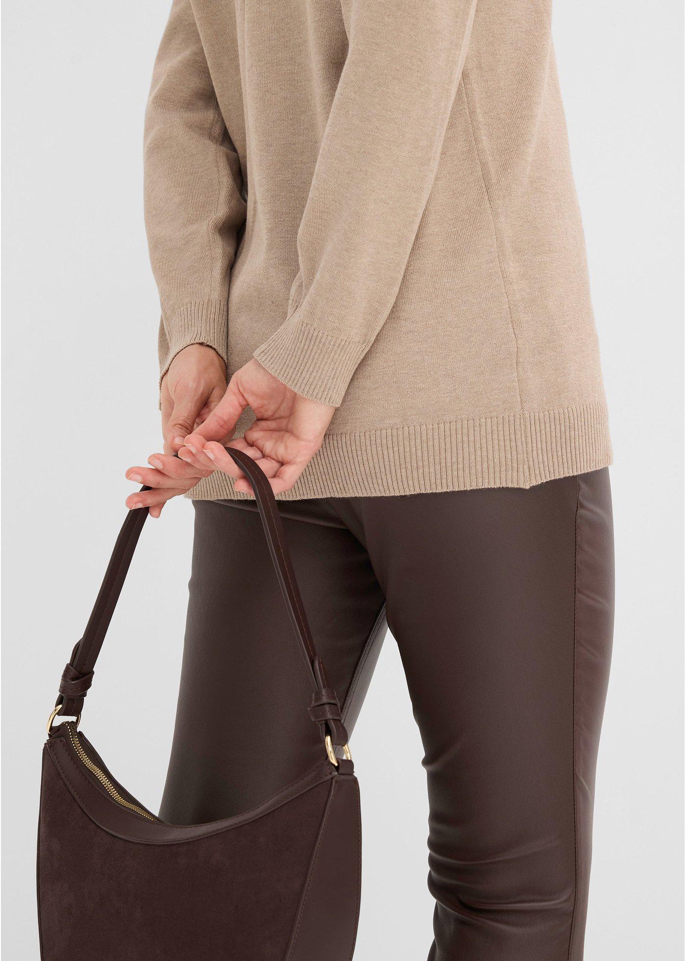 Sweter oversize z mieszanki wiskozy - Bonprix