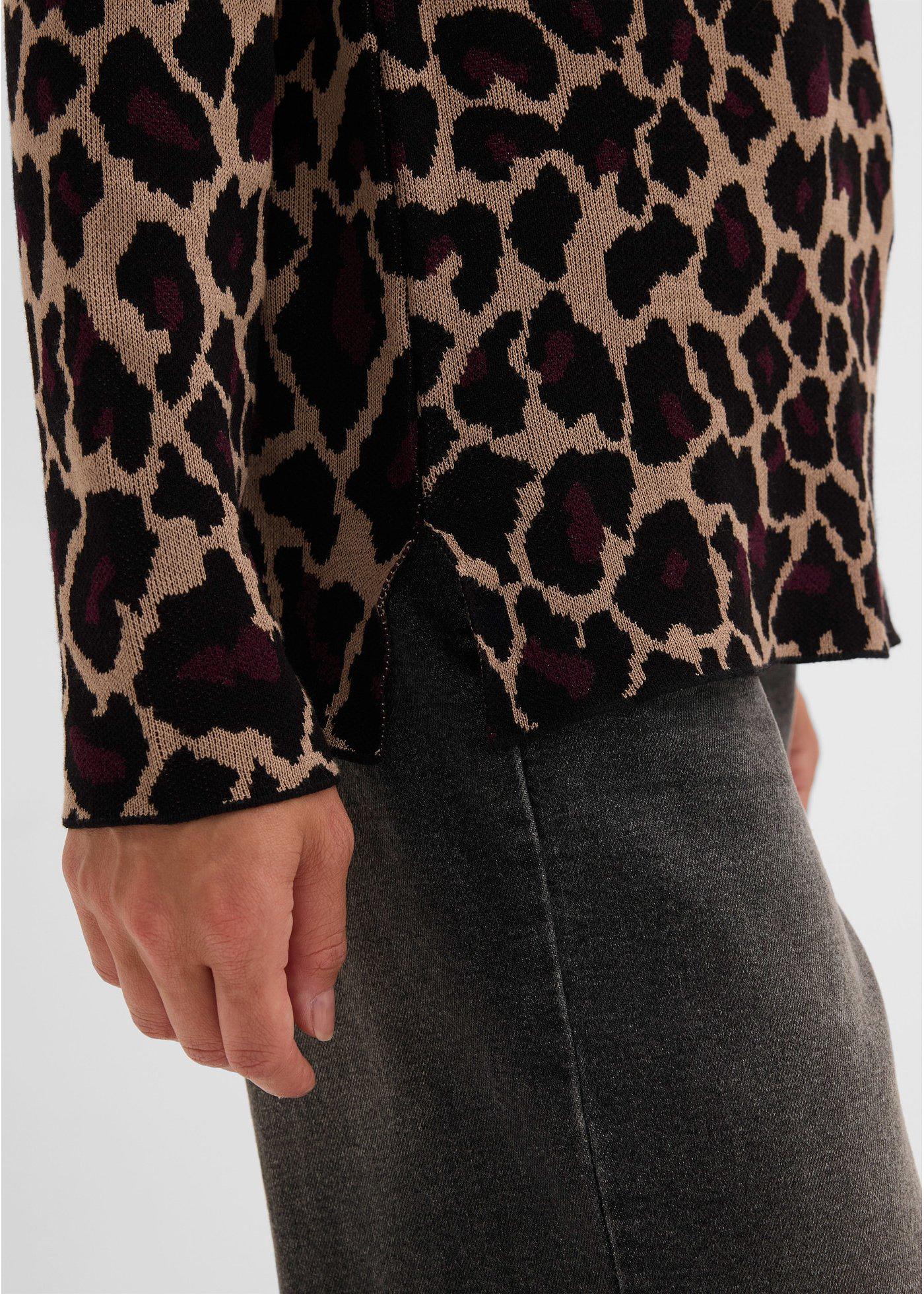 Cienki sweter w żakardowy wzór - Bonprix