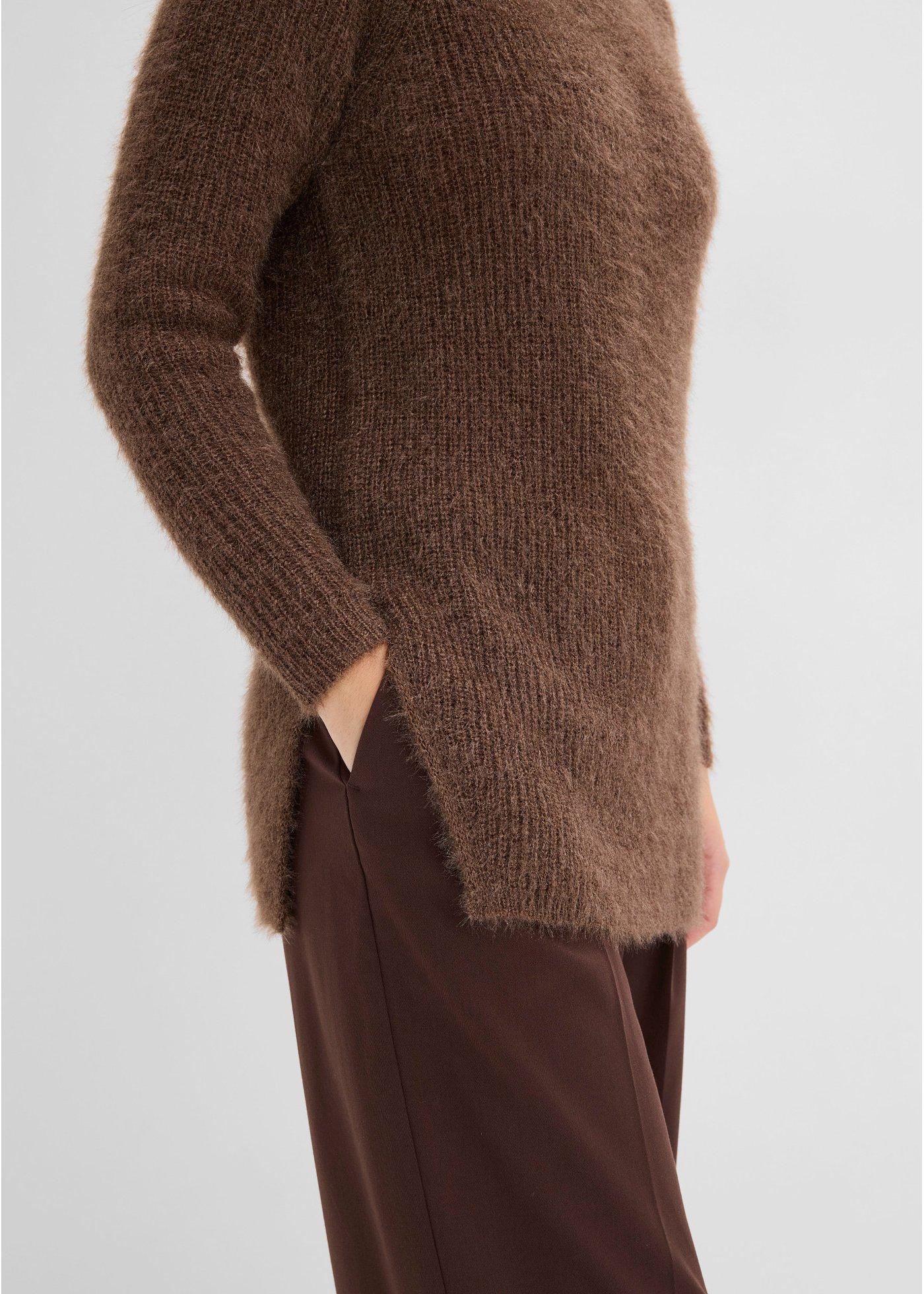 Sweter z golfem oversize - Bonprix