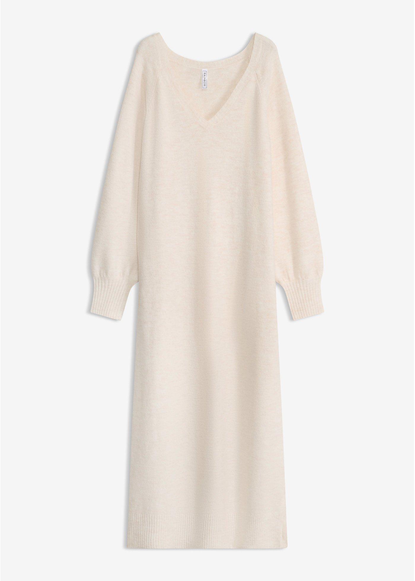 Rochie tricotată midi, oversize