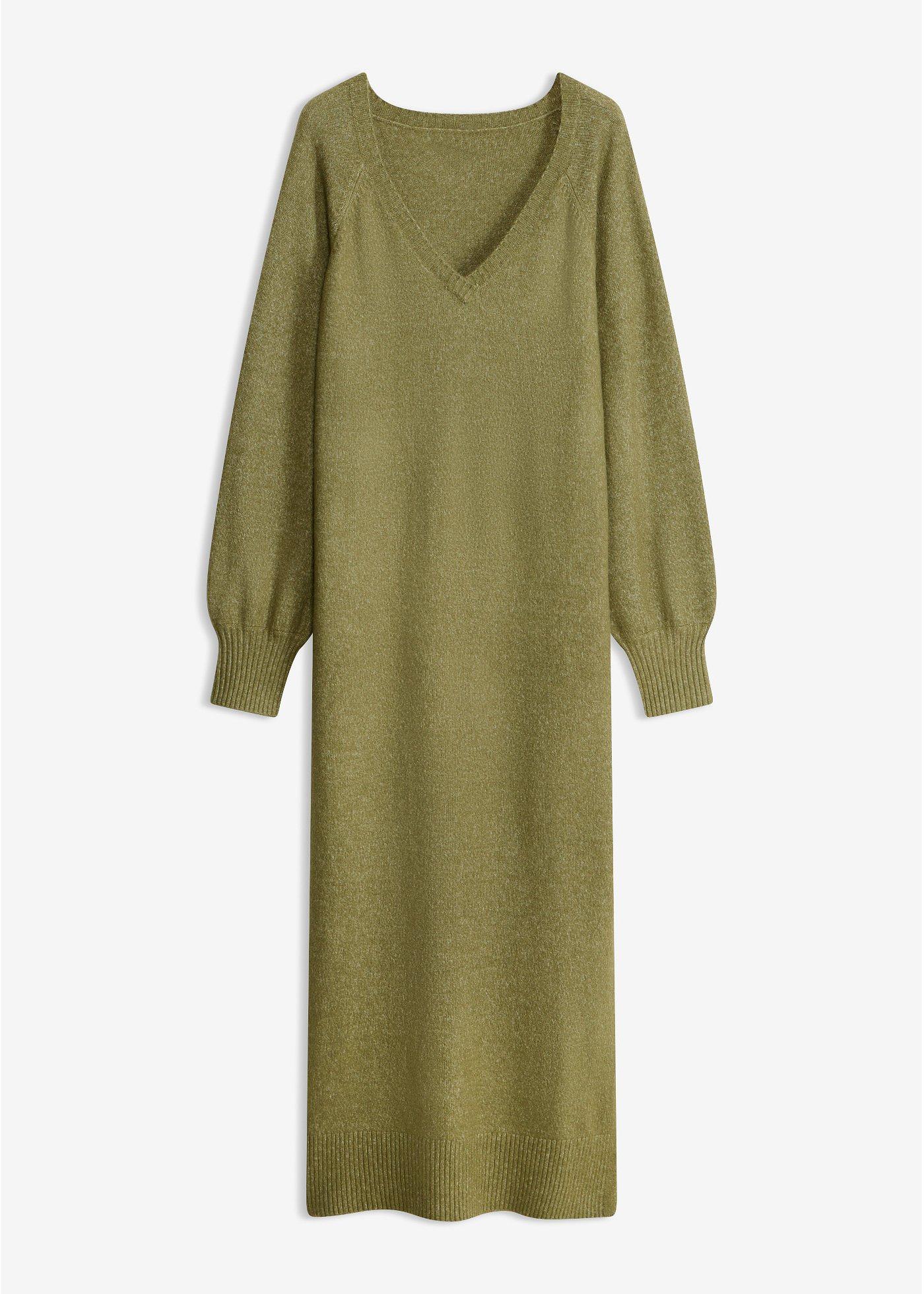 Rochie tricotată midi, oversize