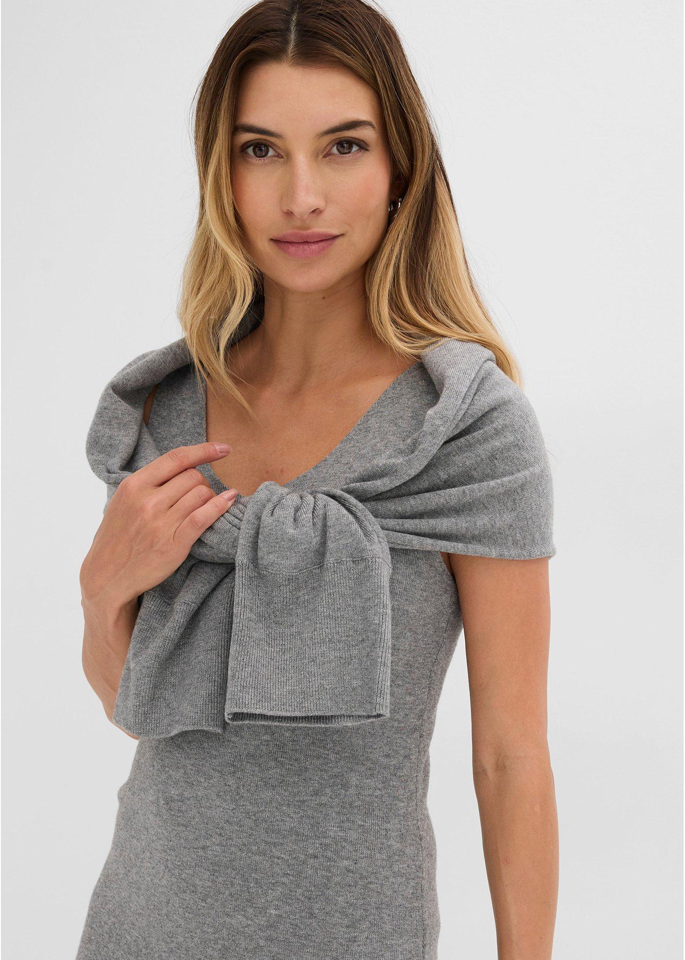 Dzianinowy komplet: sukienka i sweter (2 części) - Bonprix