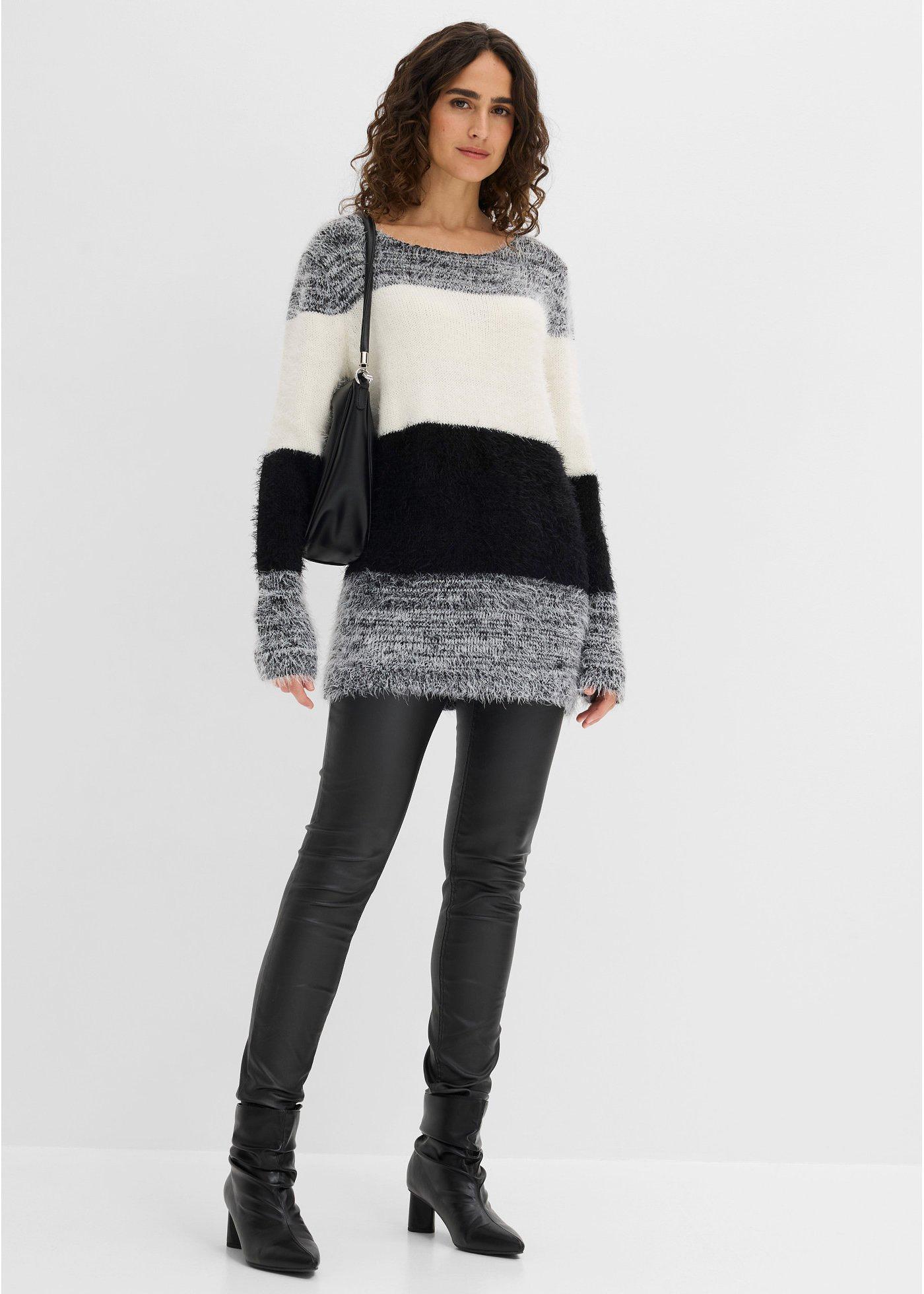 Sweter z grubej dzianiny - Bonprix