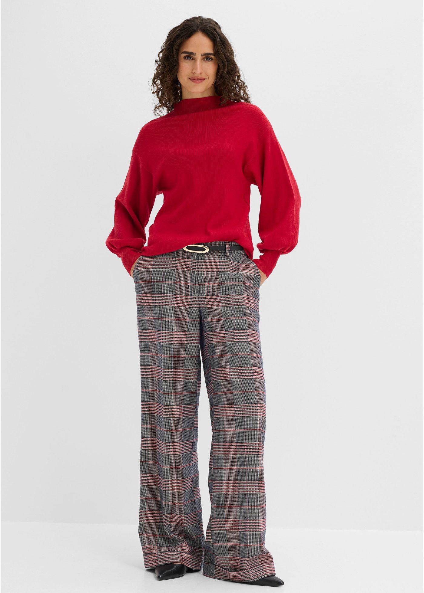 Sweter oversize z mieszanki wiskozy - Bonprix
