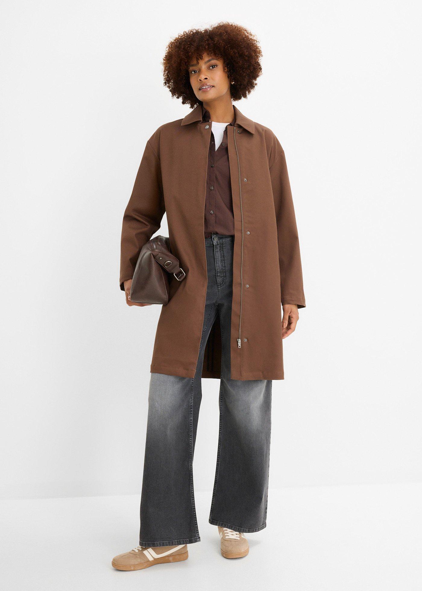 Hydrofobowy trencz, oversize - Bonprix