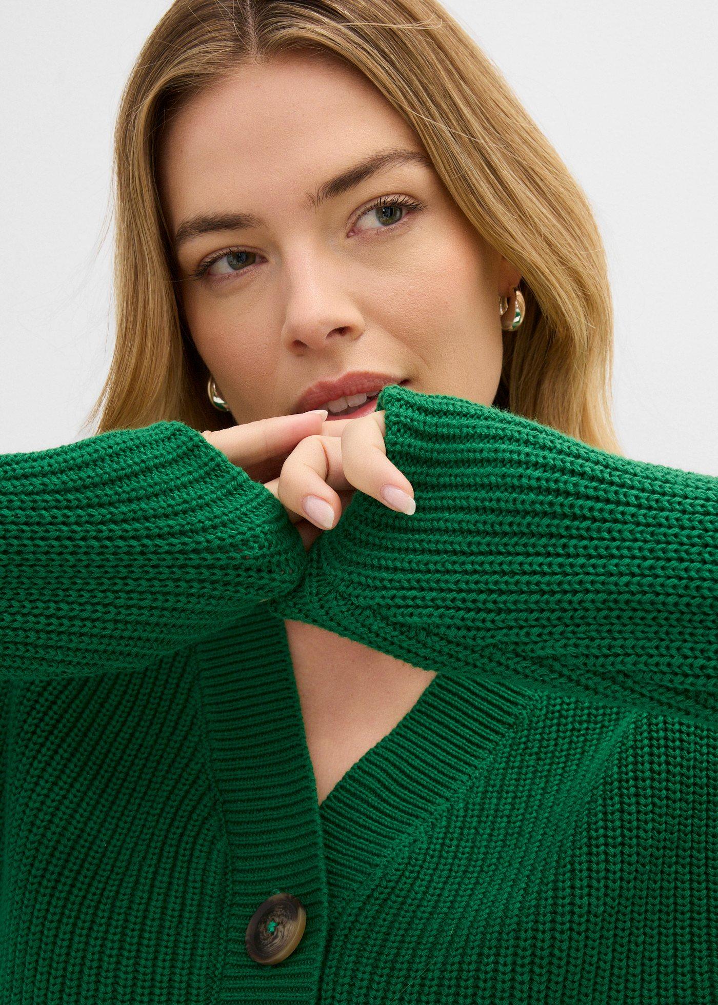 Gruby sweter z czystej bawełny - Bonprix