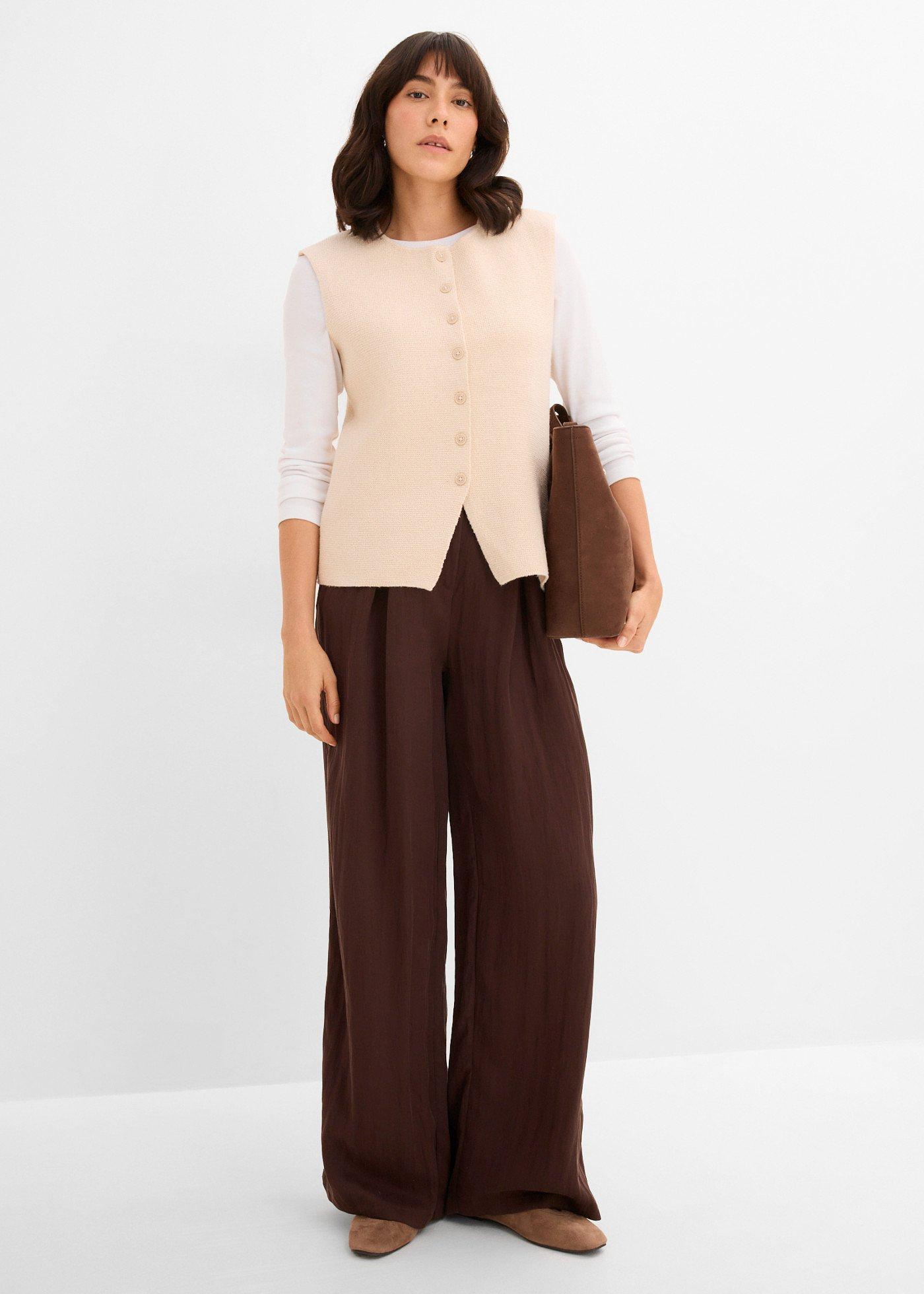 Kamizelka dzianinowa Milano - Bonprix