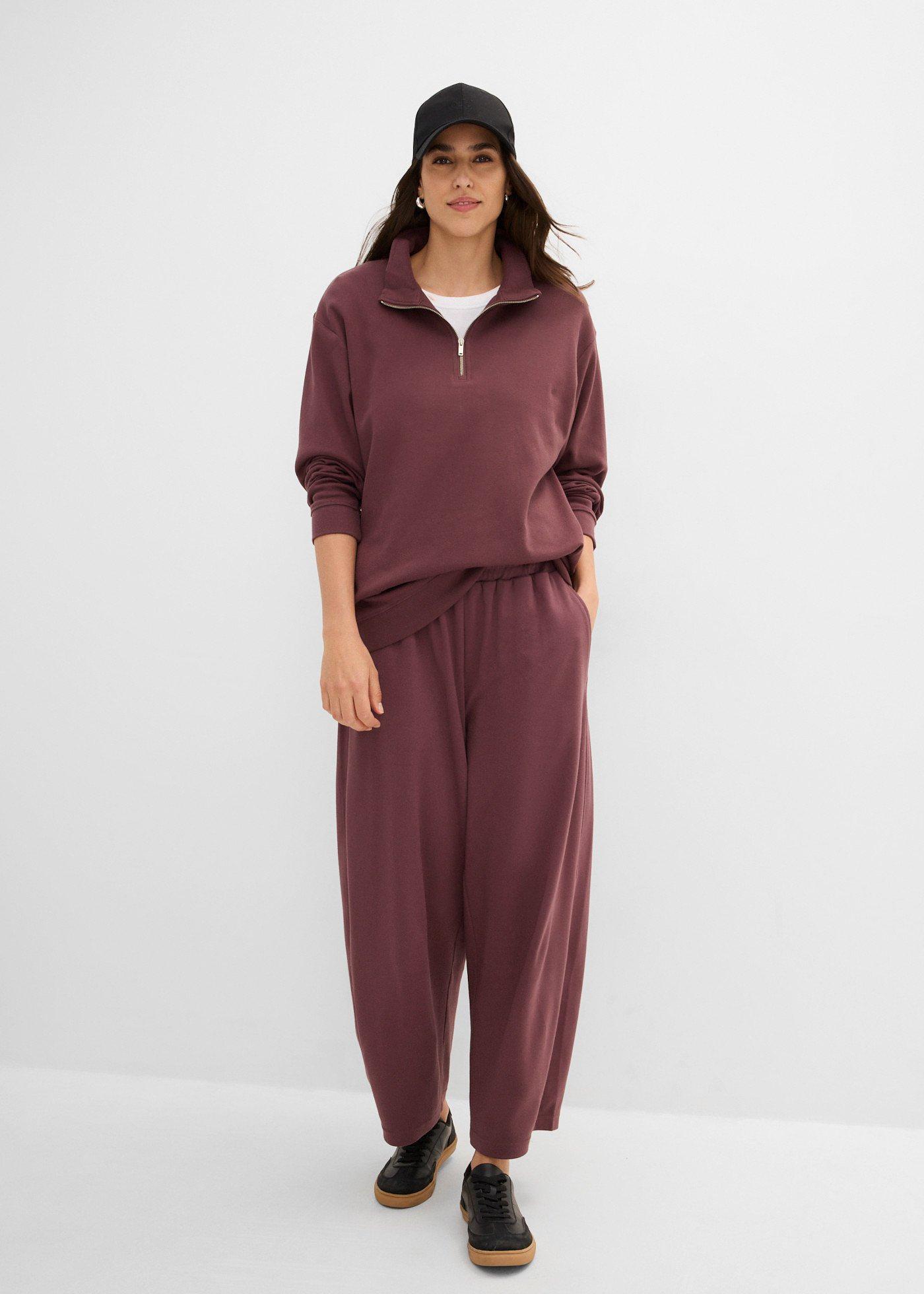 Bluza z bawełnianego interlocku - Bonprix