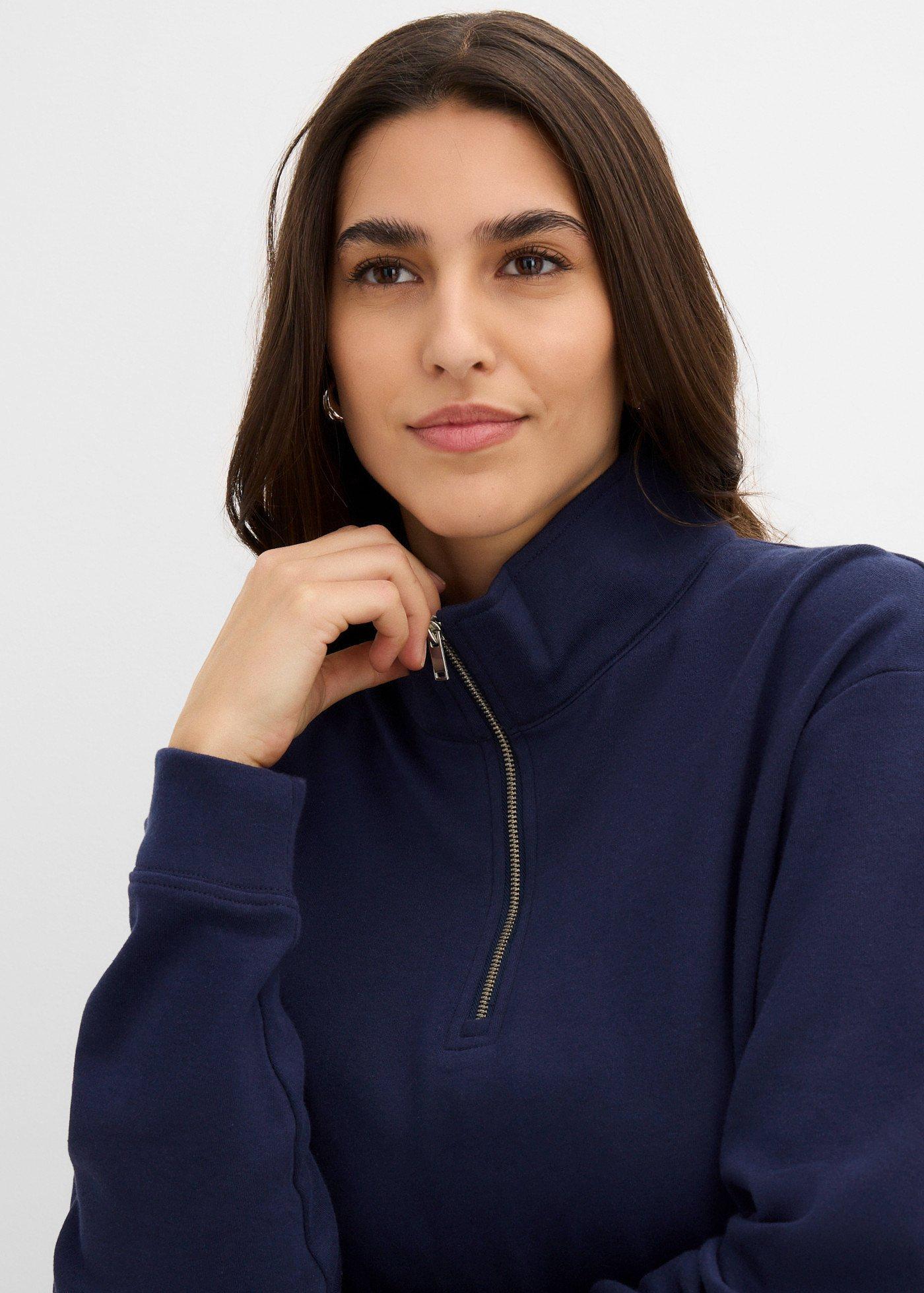 Bluza z bawełnianego interlocku - Bonprix