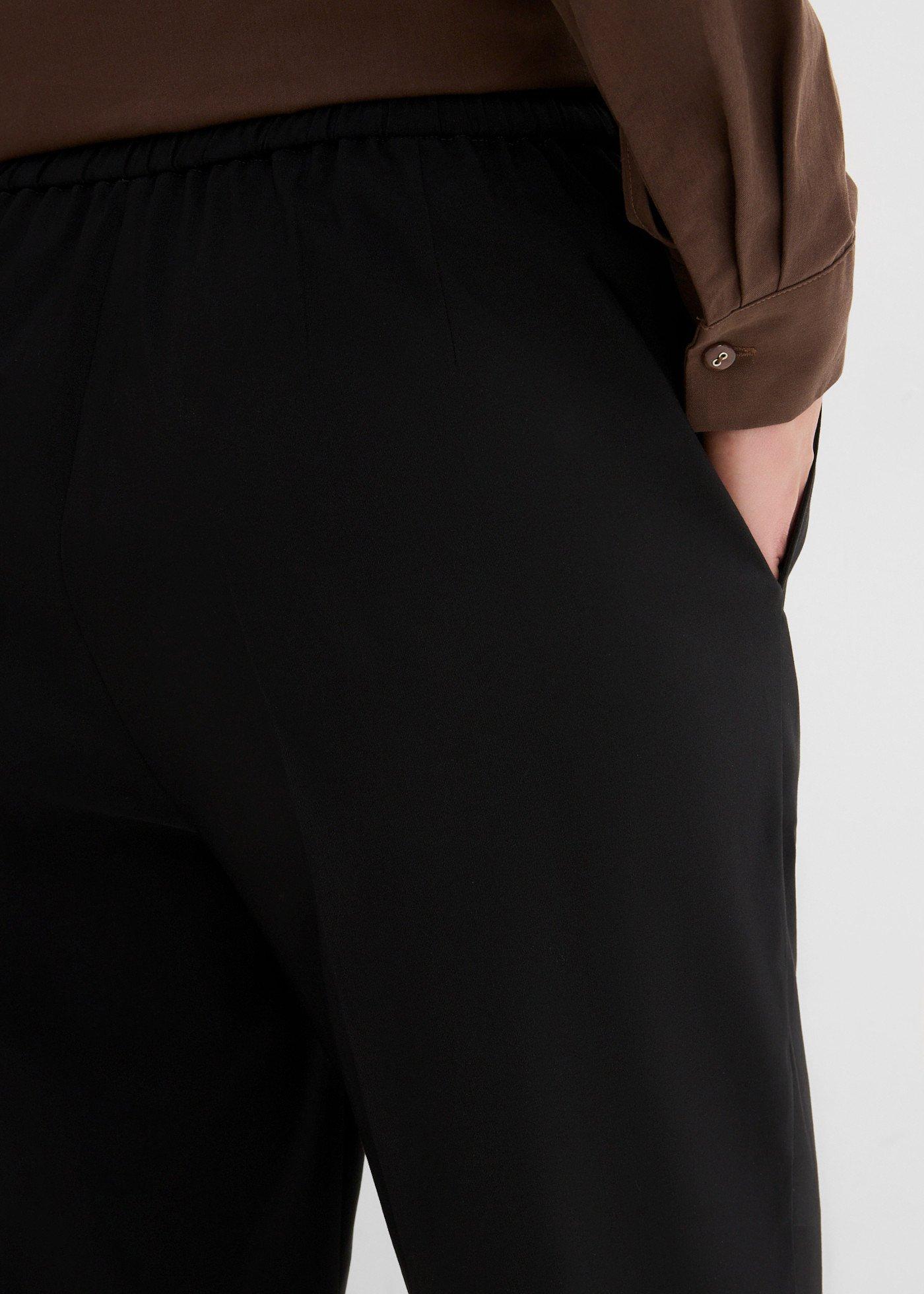 Spodnie culotte z bengaliny z mieszanki wiskozy - Bonprix
