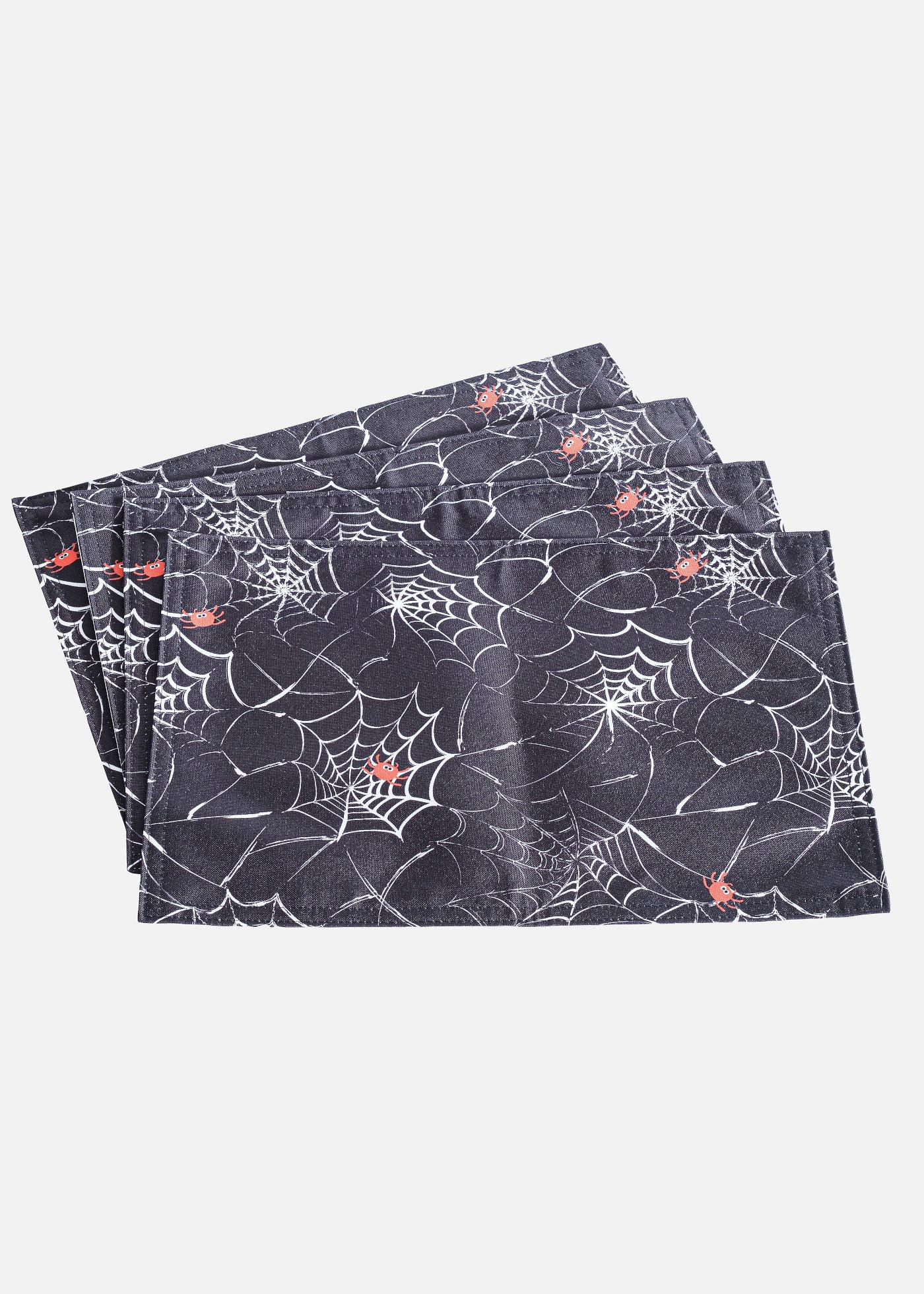 Lot de 4 sets de table à motif Halloween
