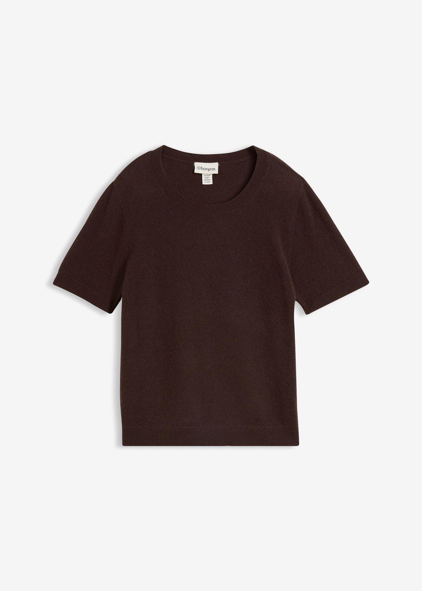 Pull manches courtes 100% cachemire