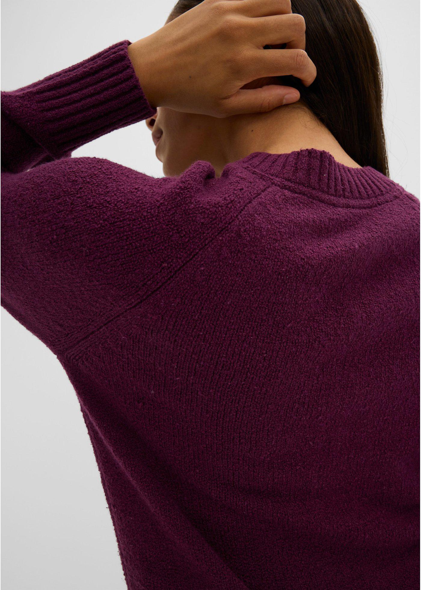 Sweter z mieszanki bawełny - Bonprix