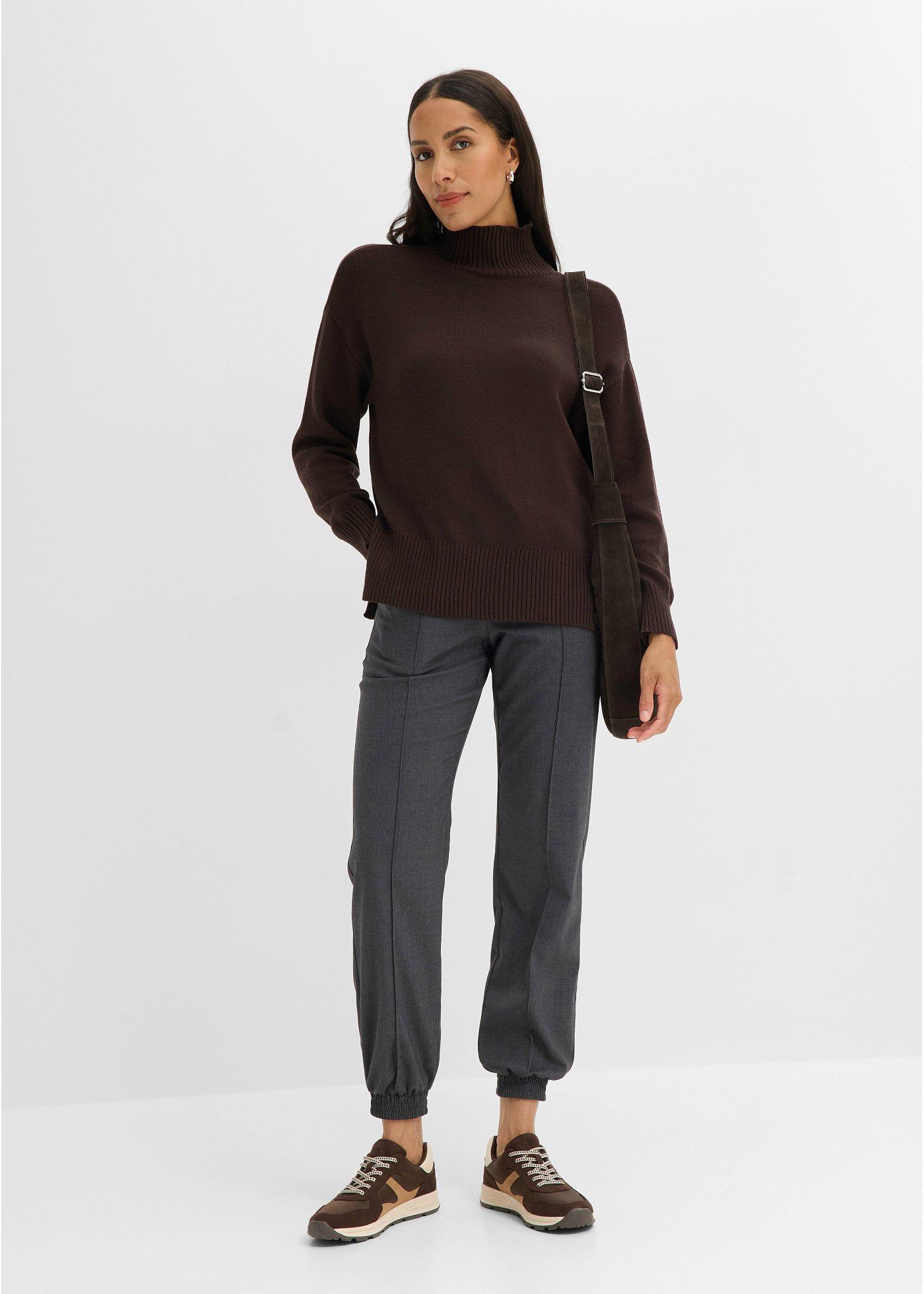 Sweter z mieszanki wiskozy - Bonprix