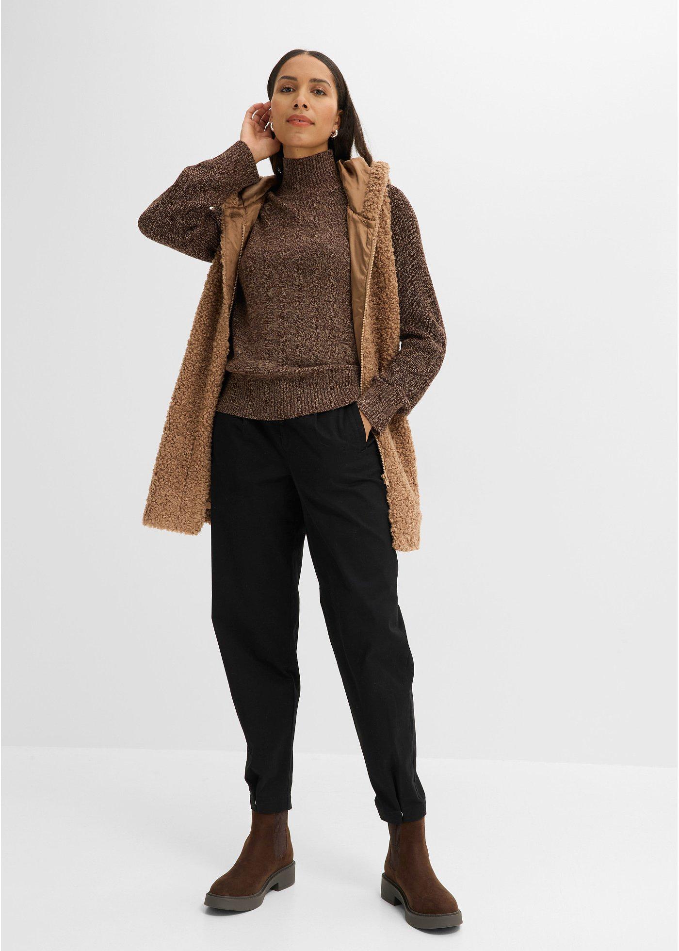 Sweter z grubej dzianiny - Bonprix