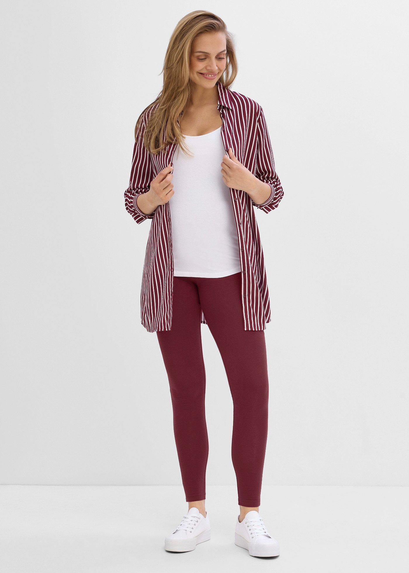 Legginsy ciążowe z bawełny organicznej  (2 pary) - Bonprix