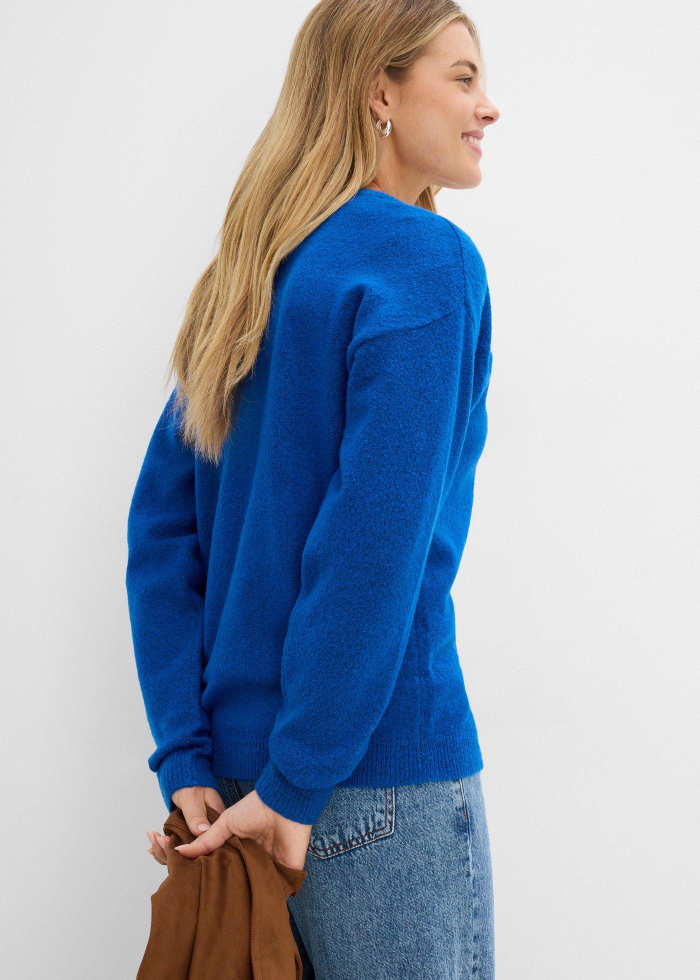 Sweter dzianinowy oversize - Bonprix