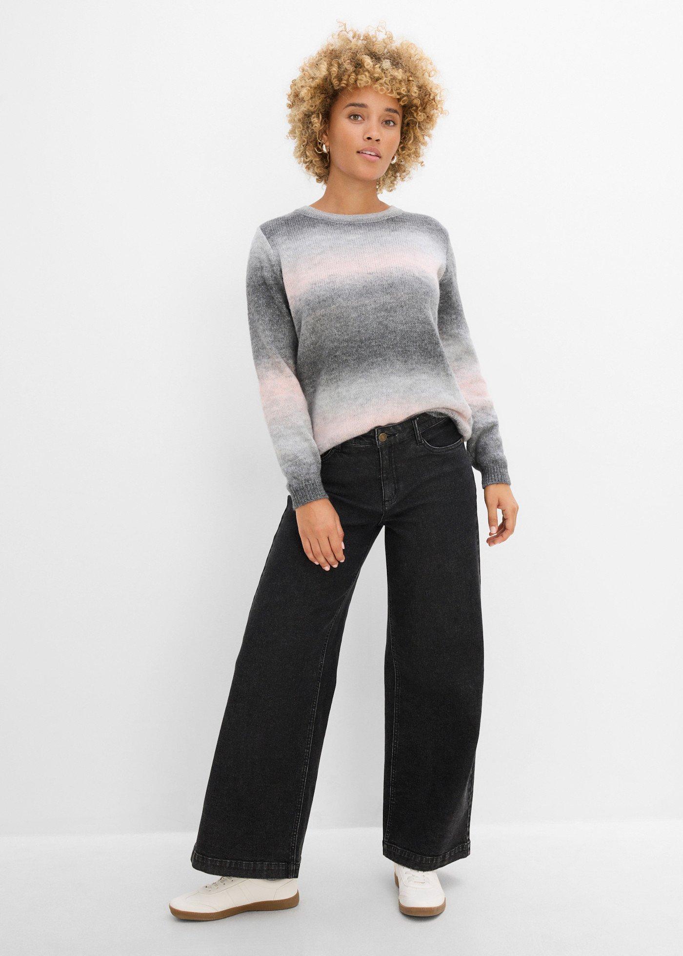Sweter w cieniowanym kolorze - Bonprix