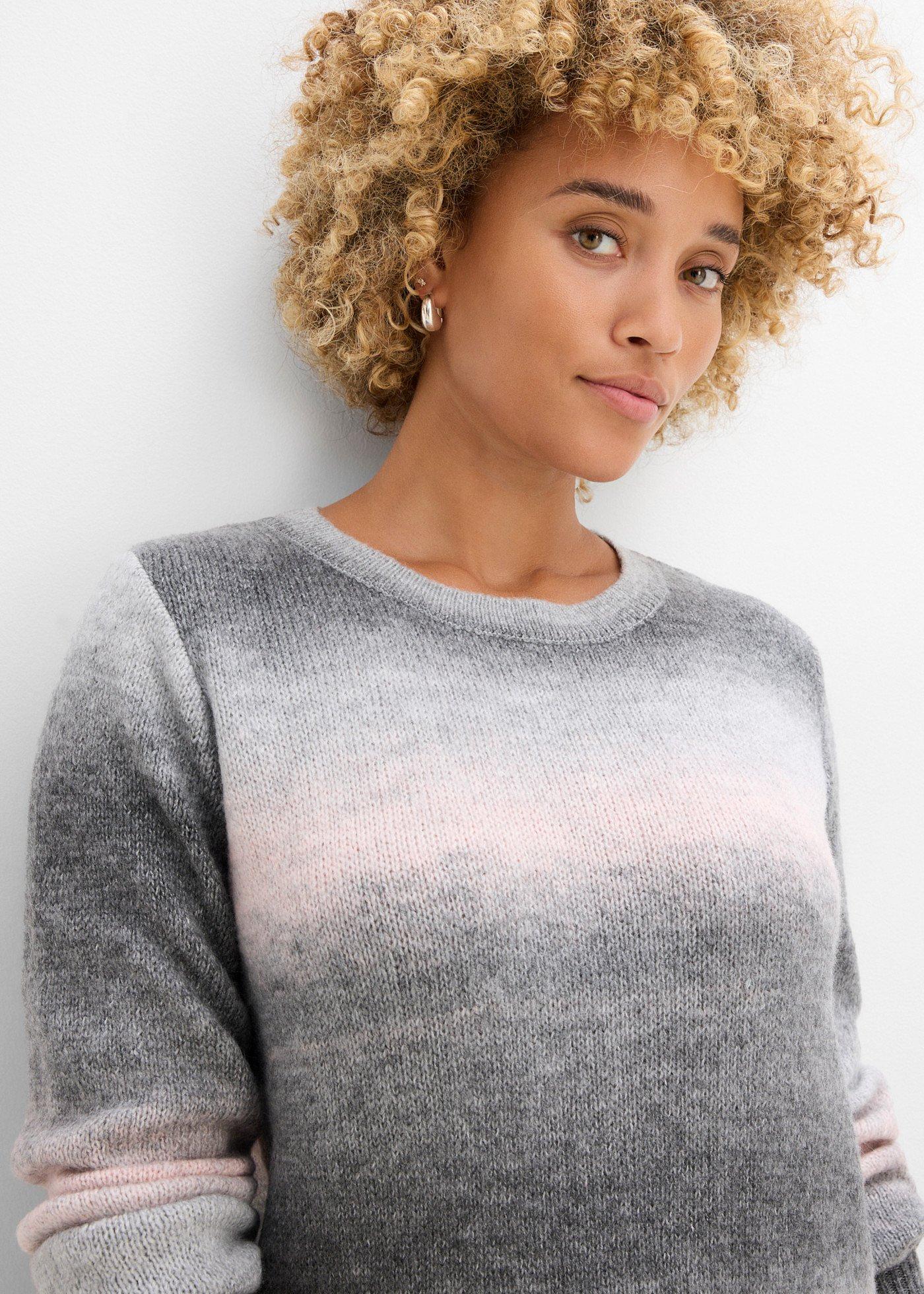 Sweter w cieniowanym kolorze - Bonprix