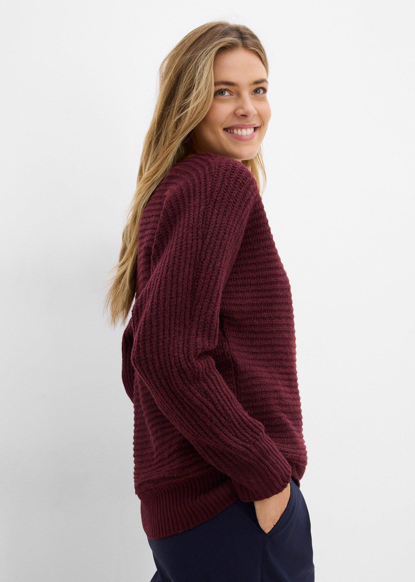 Sweter z grubej dzianiny - Bonprix
