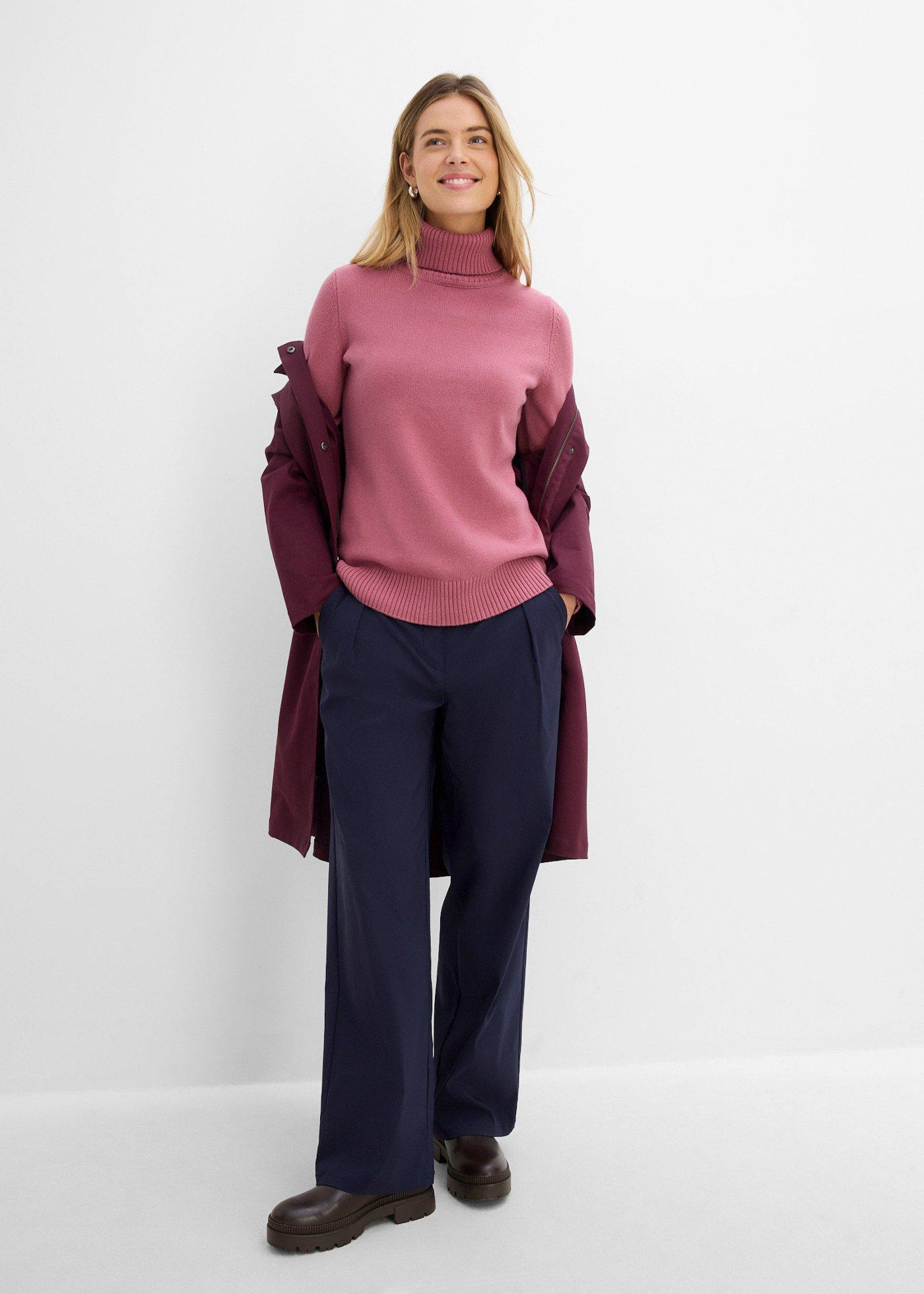 Sweter z golfem - Bonprix