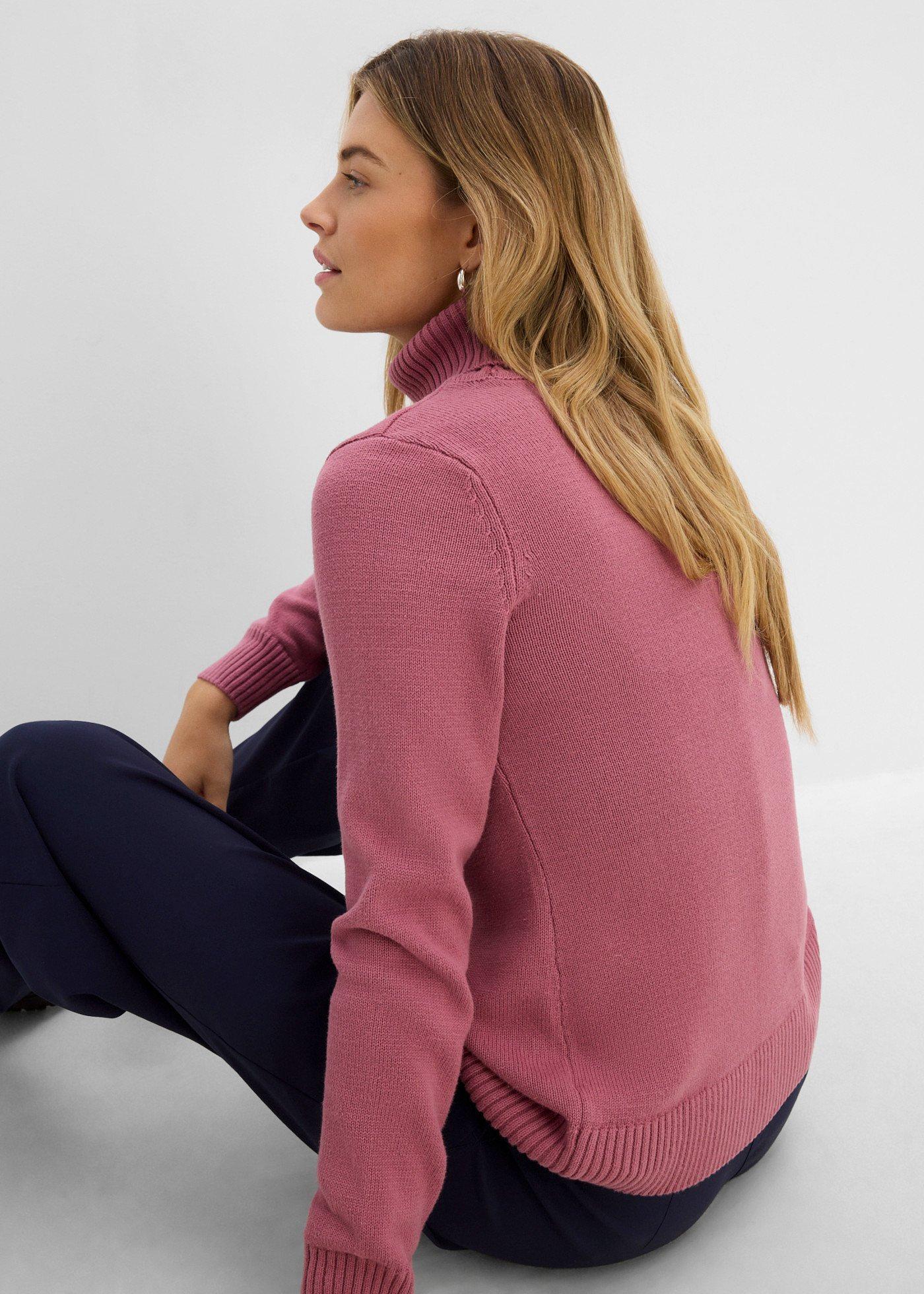 Sweter z golfem - Bonprix