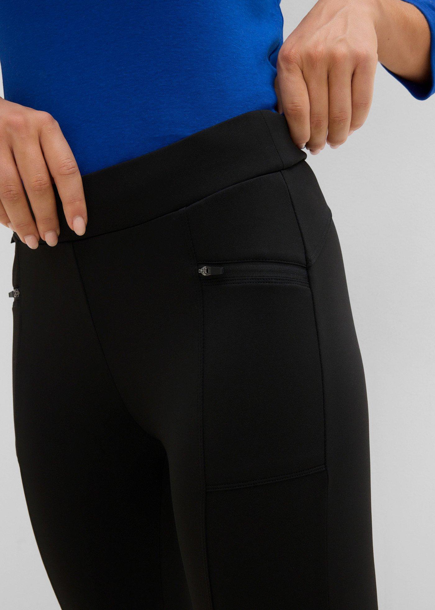Legginsy ocieplane outdoorowe, dł. przed kostkę - Bonprix