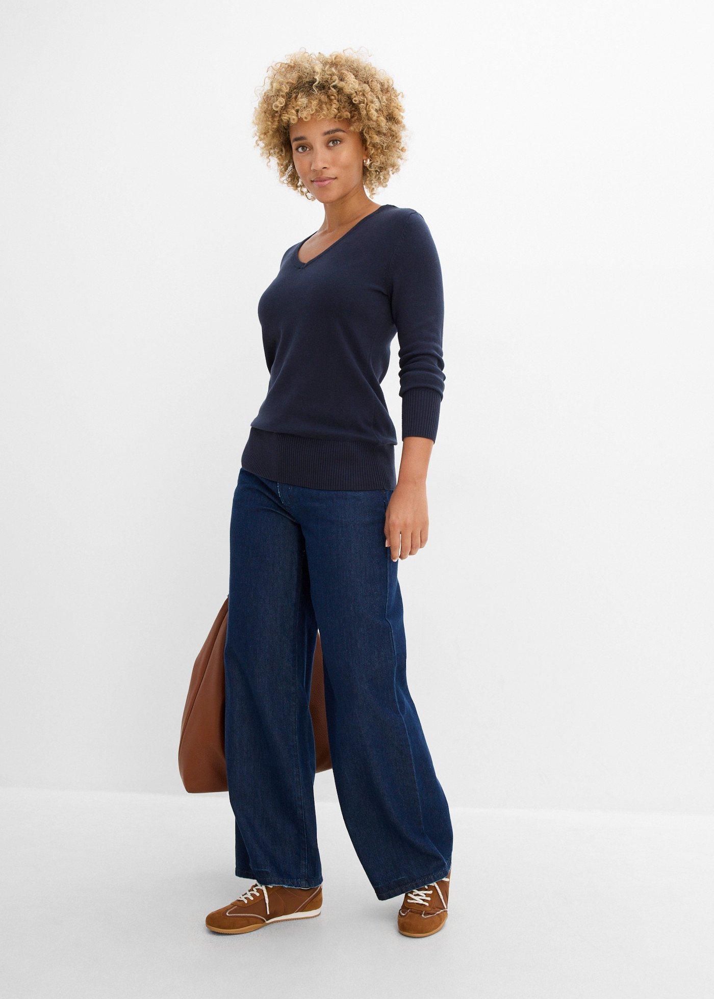 Sweter z cienkiej dzianiny - Bonprix