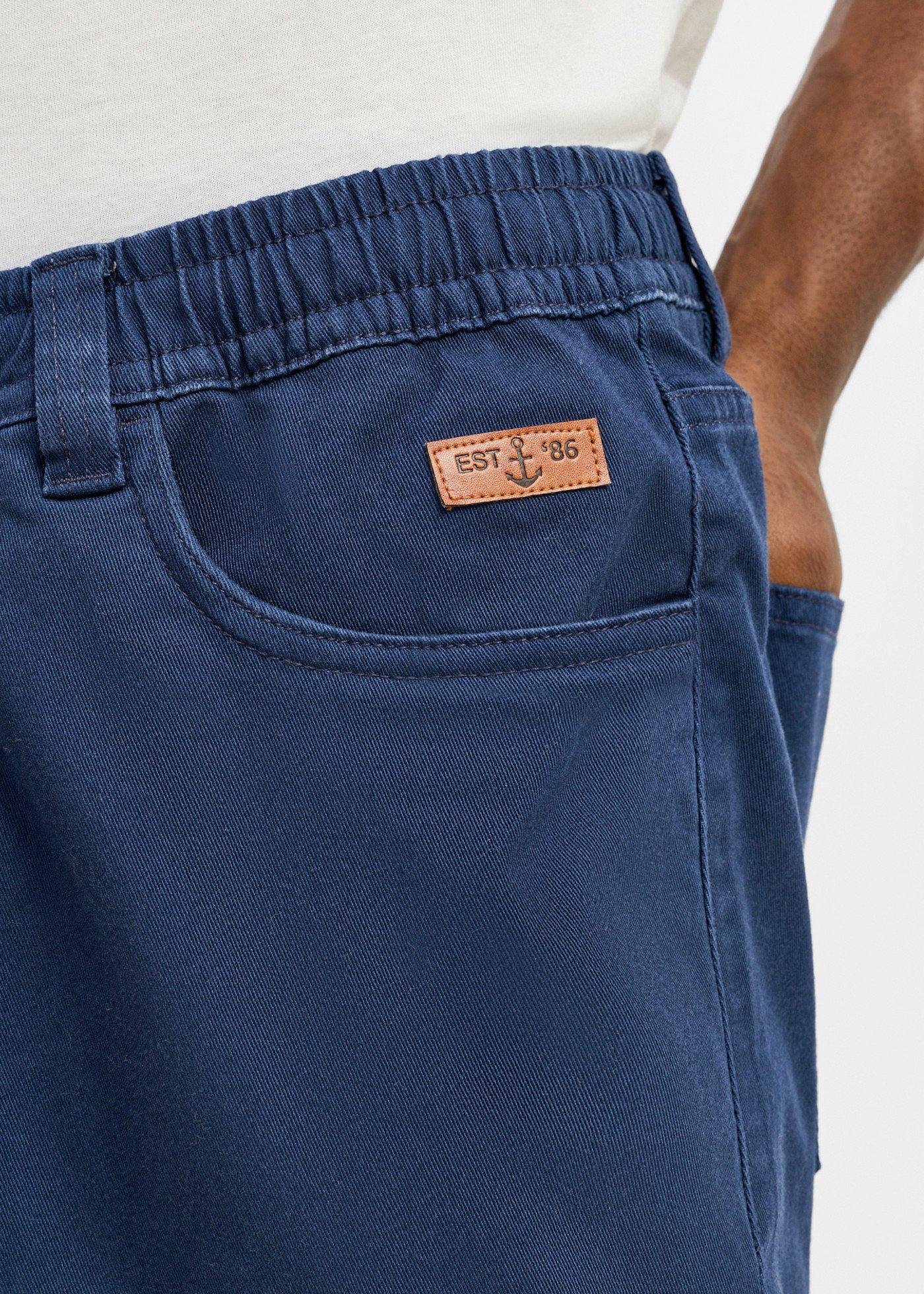Spodnie z gumką w talii, regular fit, straight - Bonprix