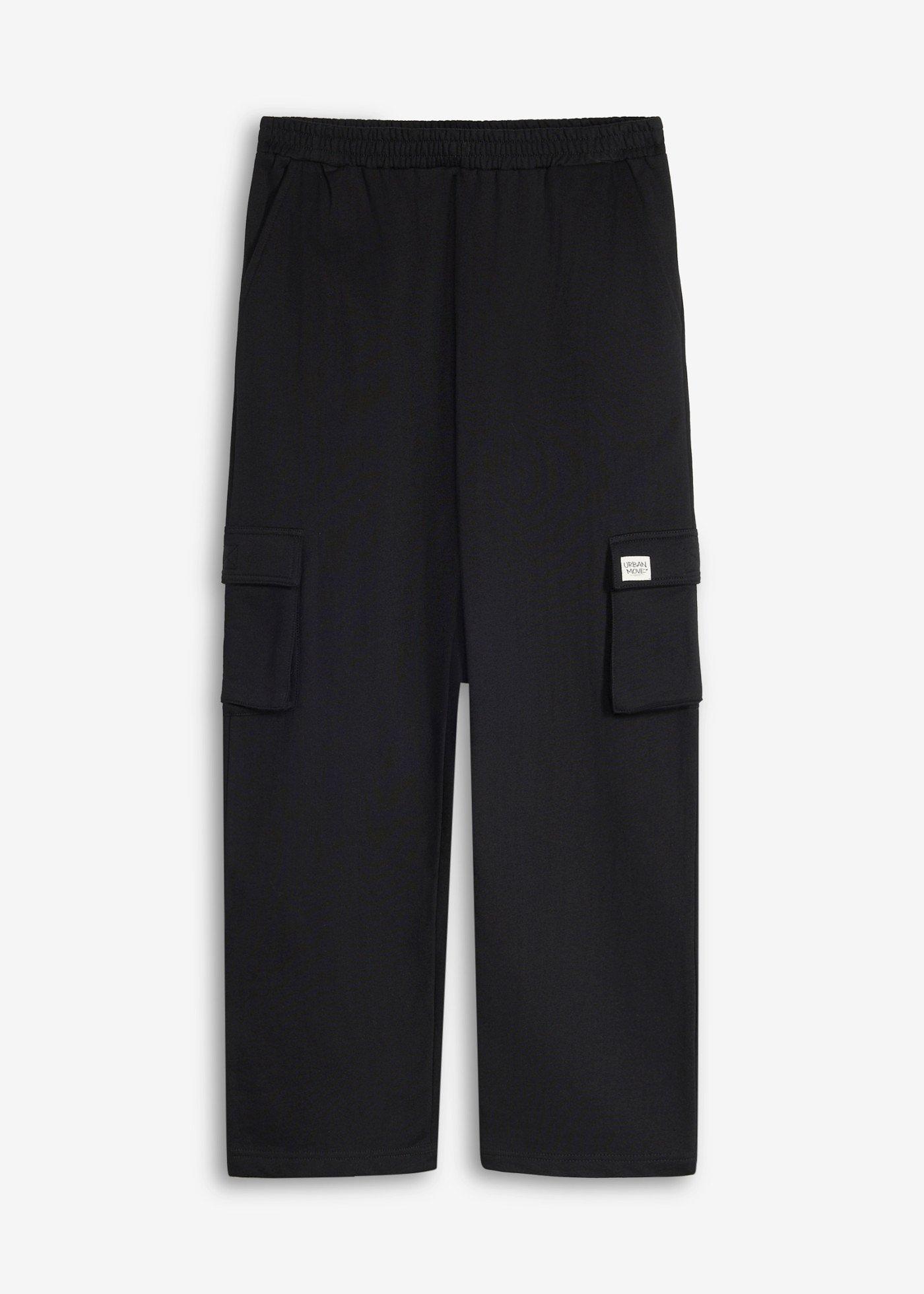 Kapsáčové tepláky z mäkkej bio bavlny, Loose Fit
