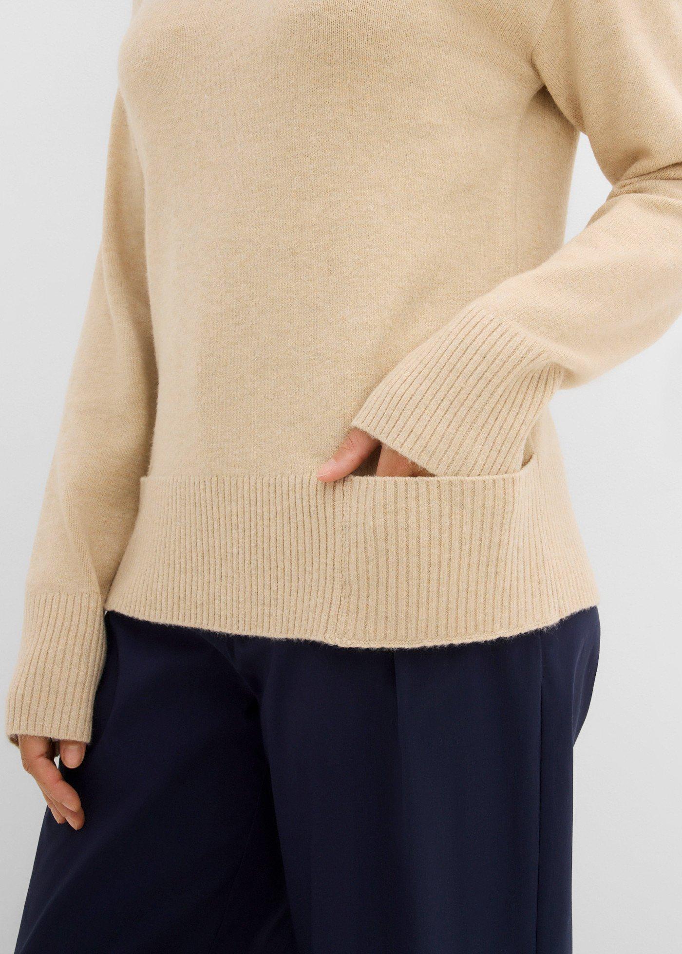 Sweter z mieszanki wiskozy - Bonprix