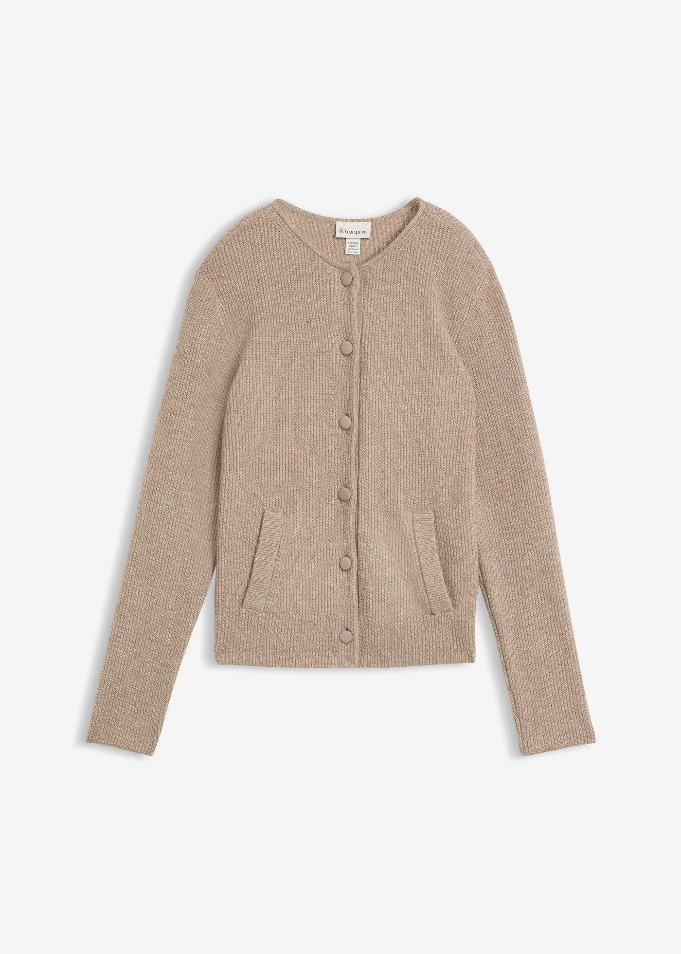 Gilet en maille côtelée
