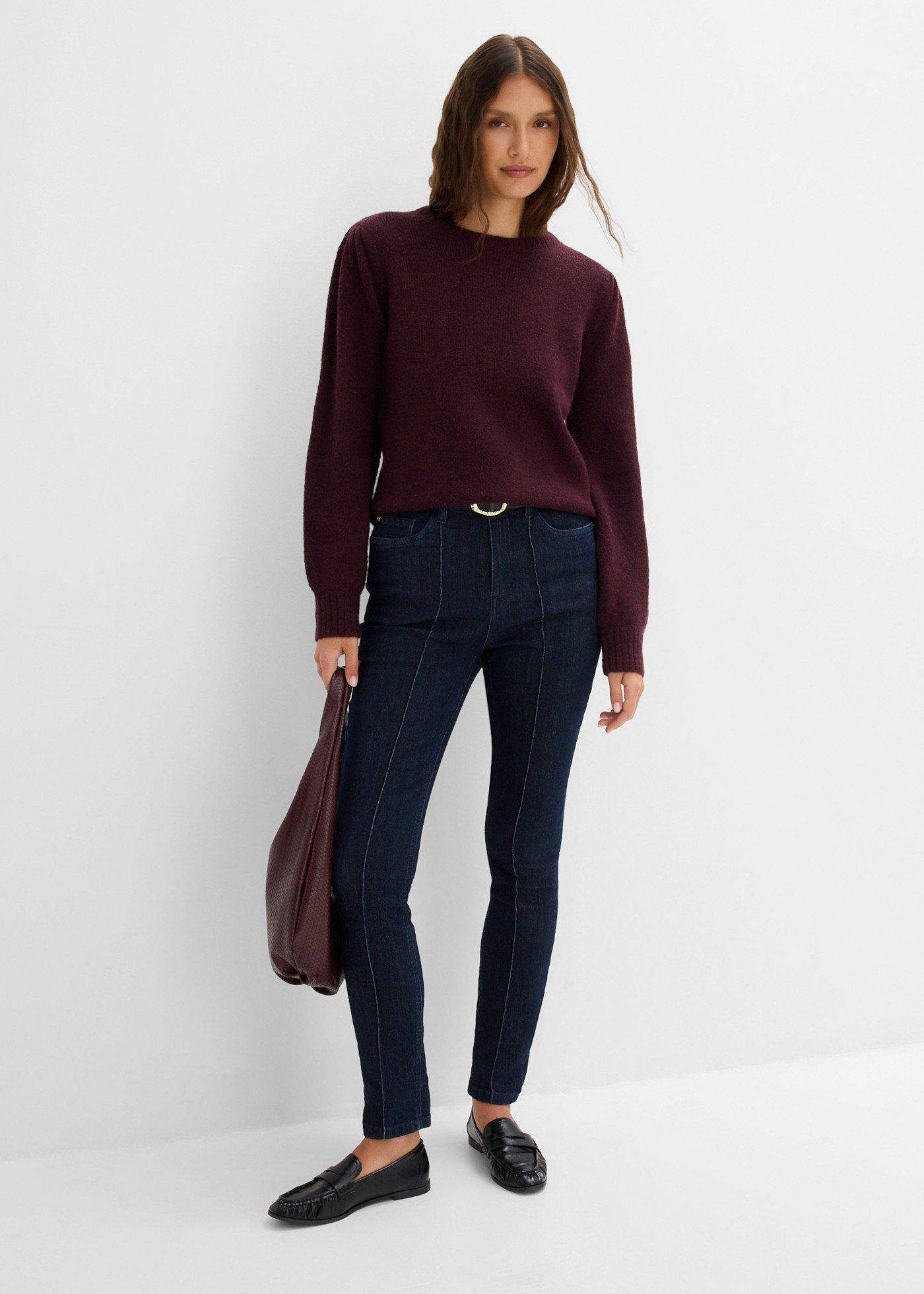 Jeansy skinny high waist - Bonprix