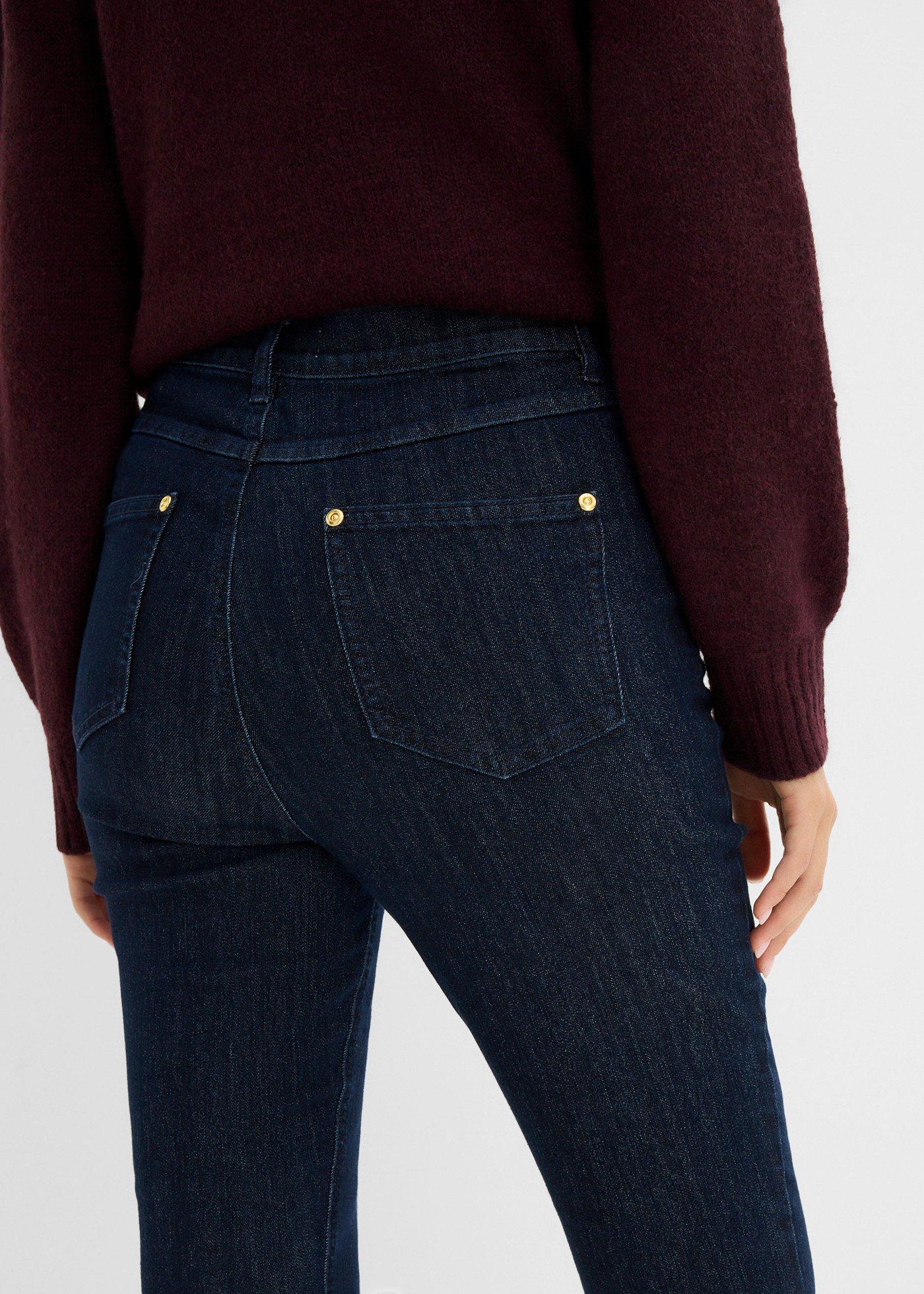 Jeansy skinny high waist - Bonprix