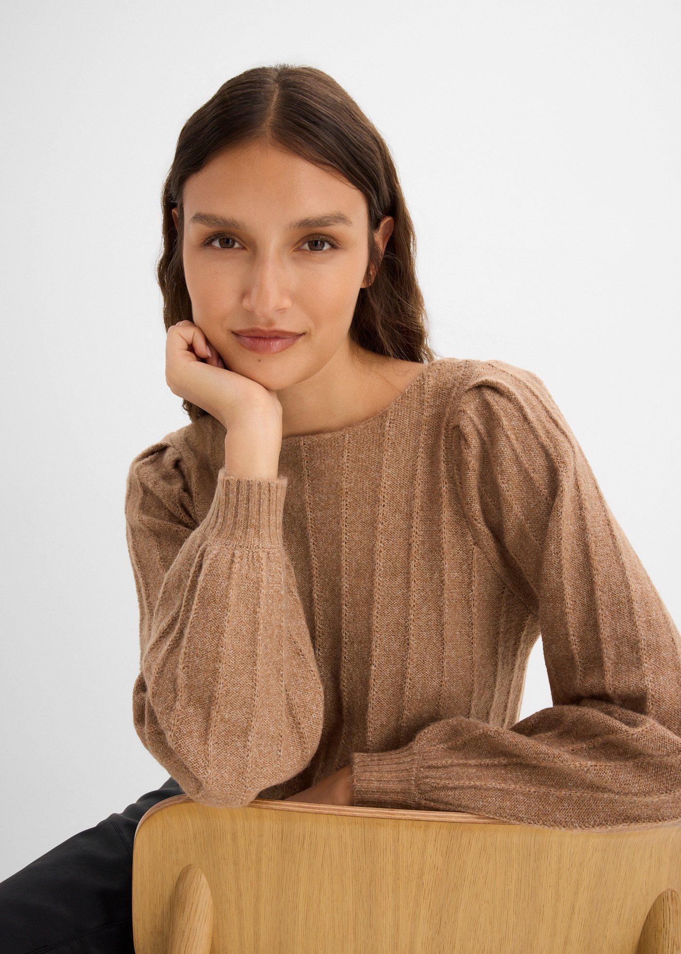 Sweter z rękawami bufkami - Bonprix