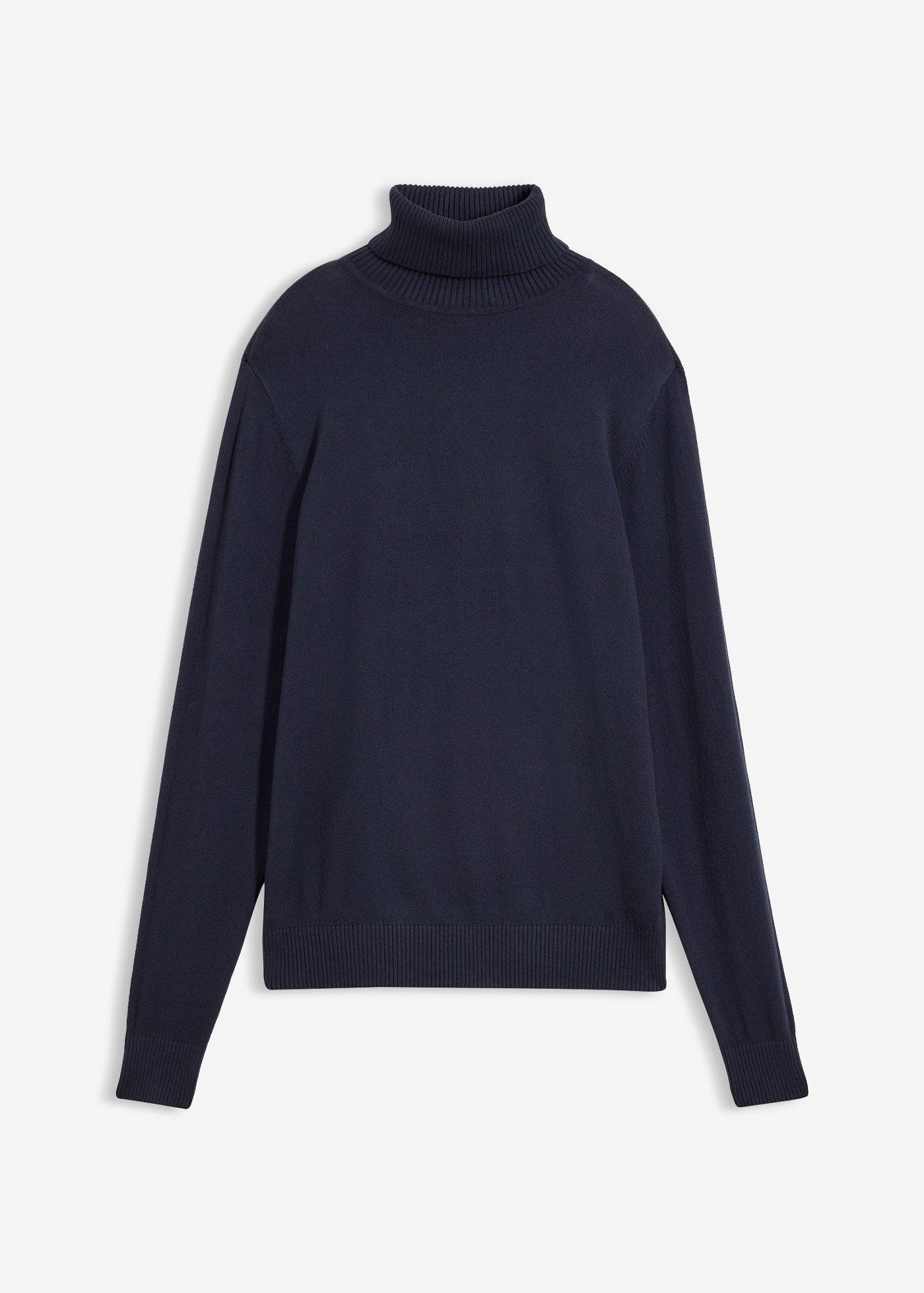 Pull col roulé