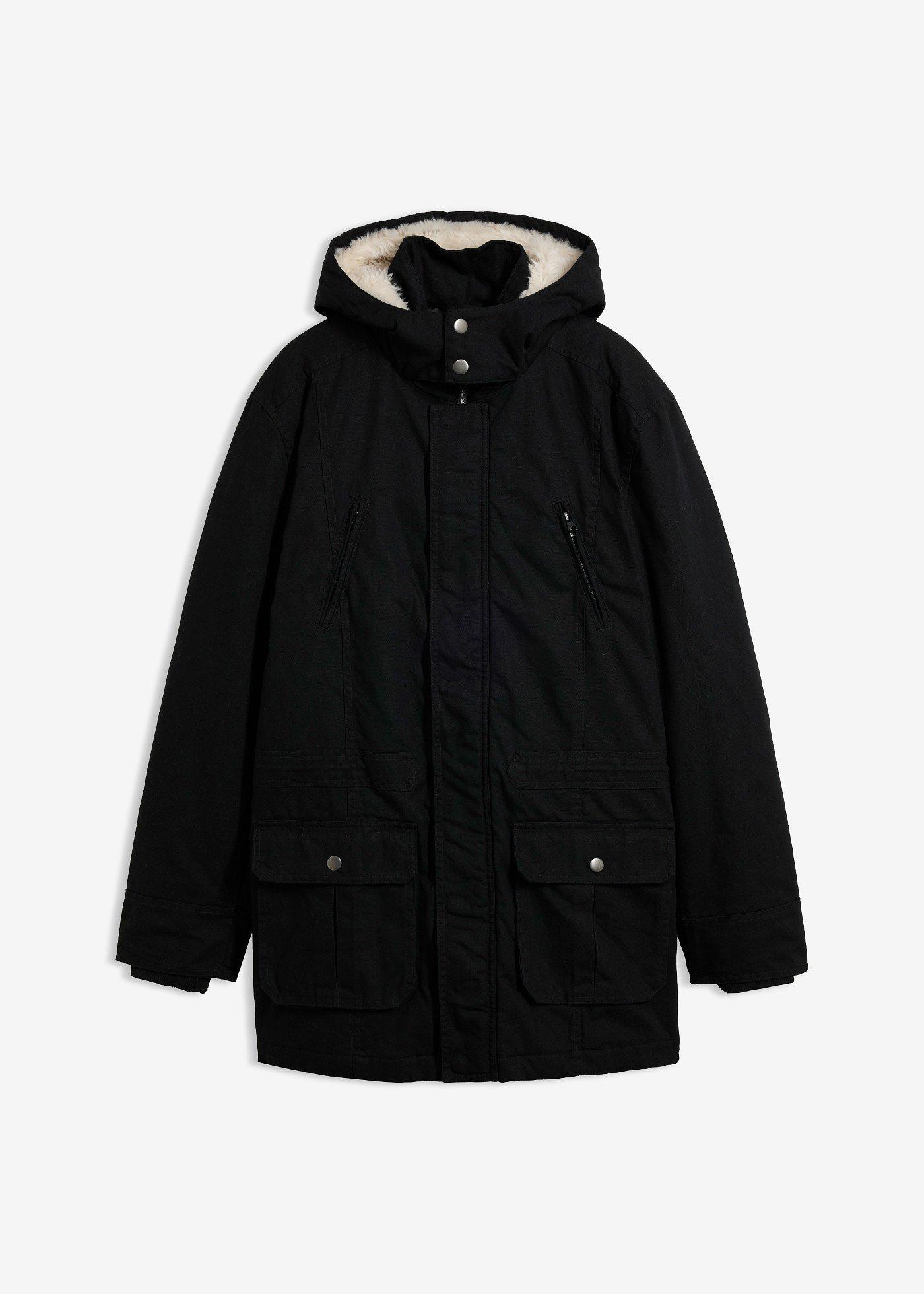 Parka bunda, zimná s kožušinovou podšívkou