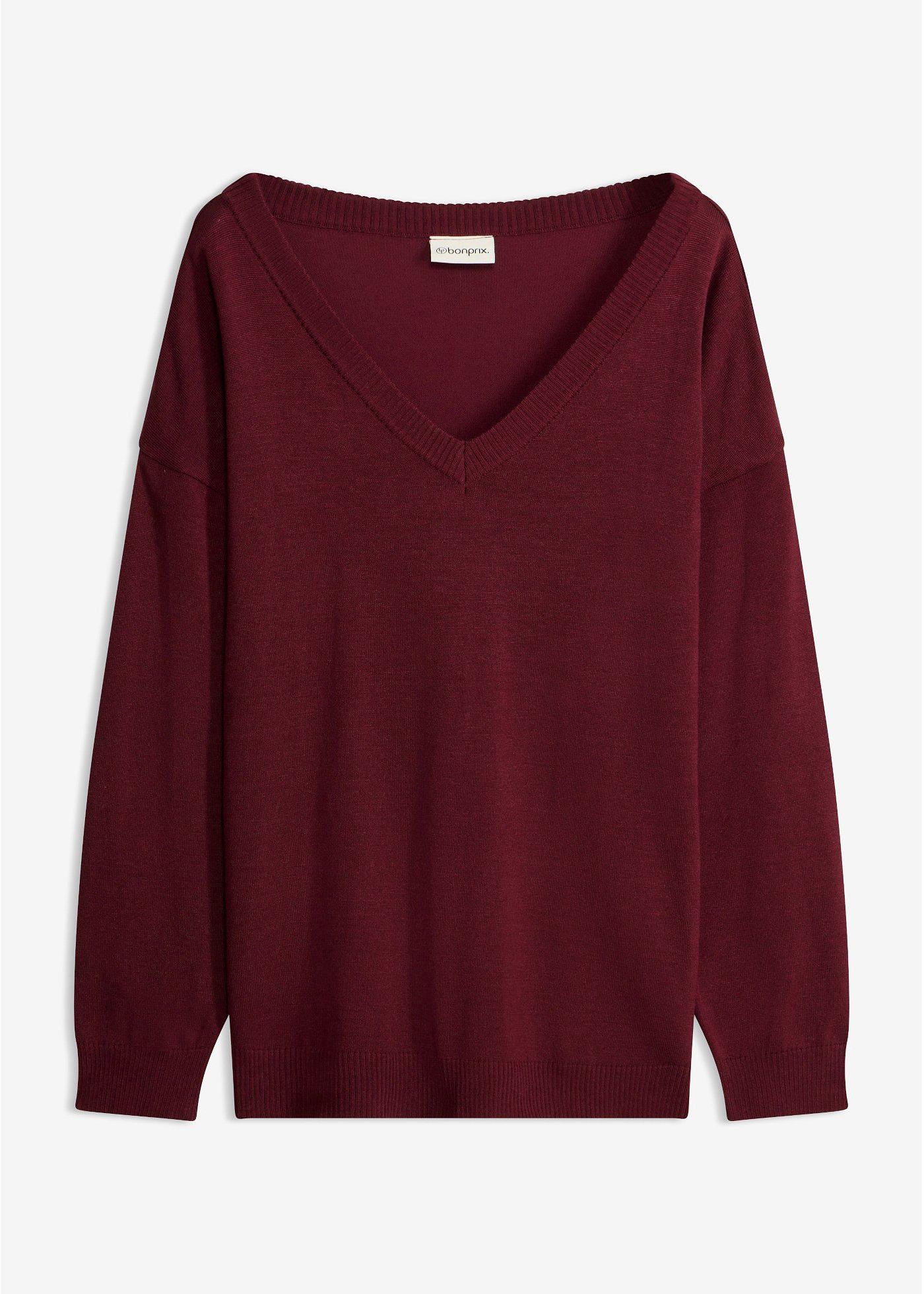 Pull oversize en viscose mélangée