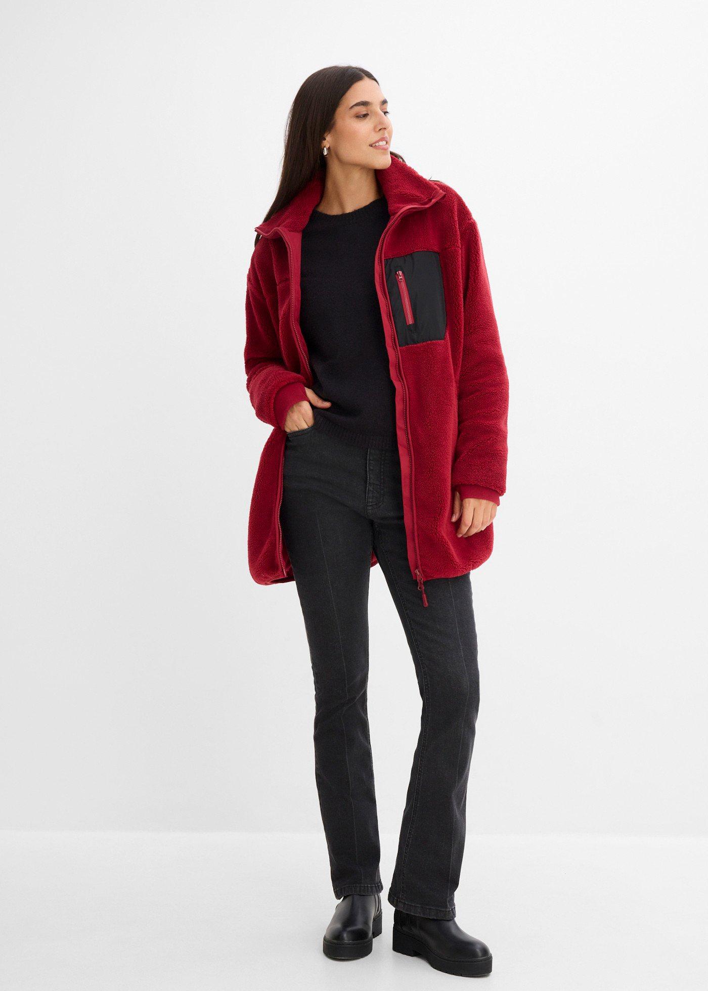 Bluza rozpinana z polaru baranka - Bonprix