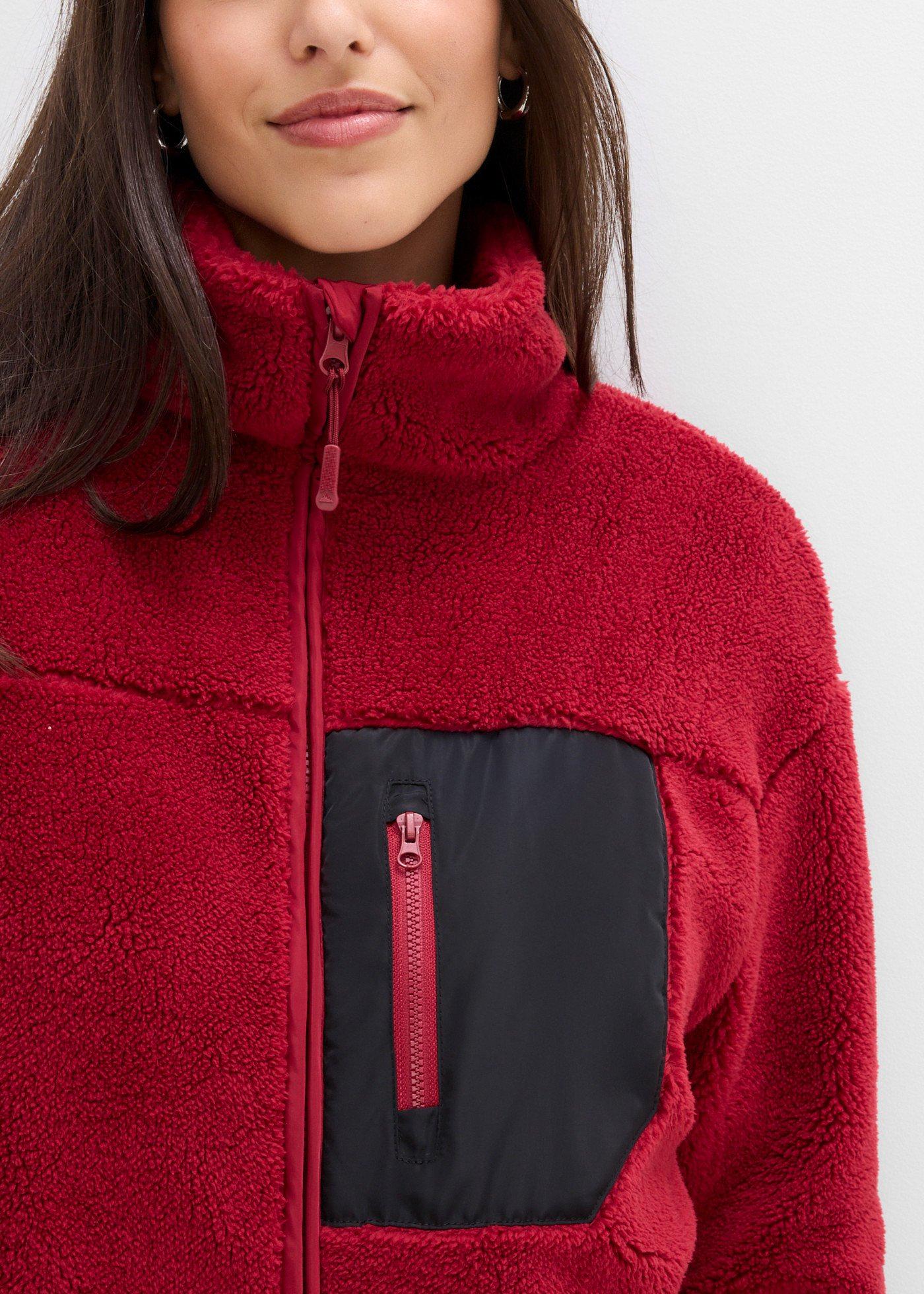 Bluza rozpinana z polaru baranka - Bonprix