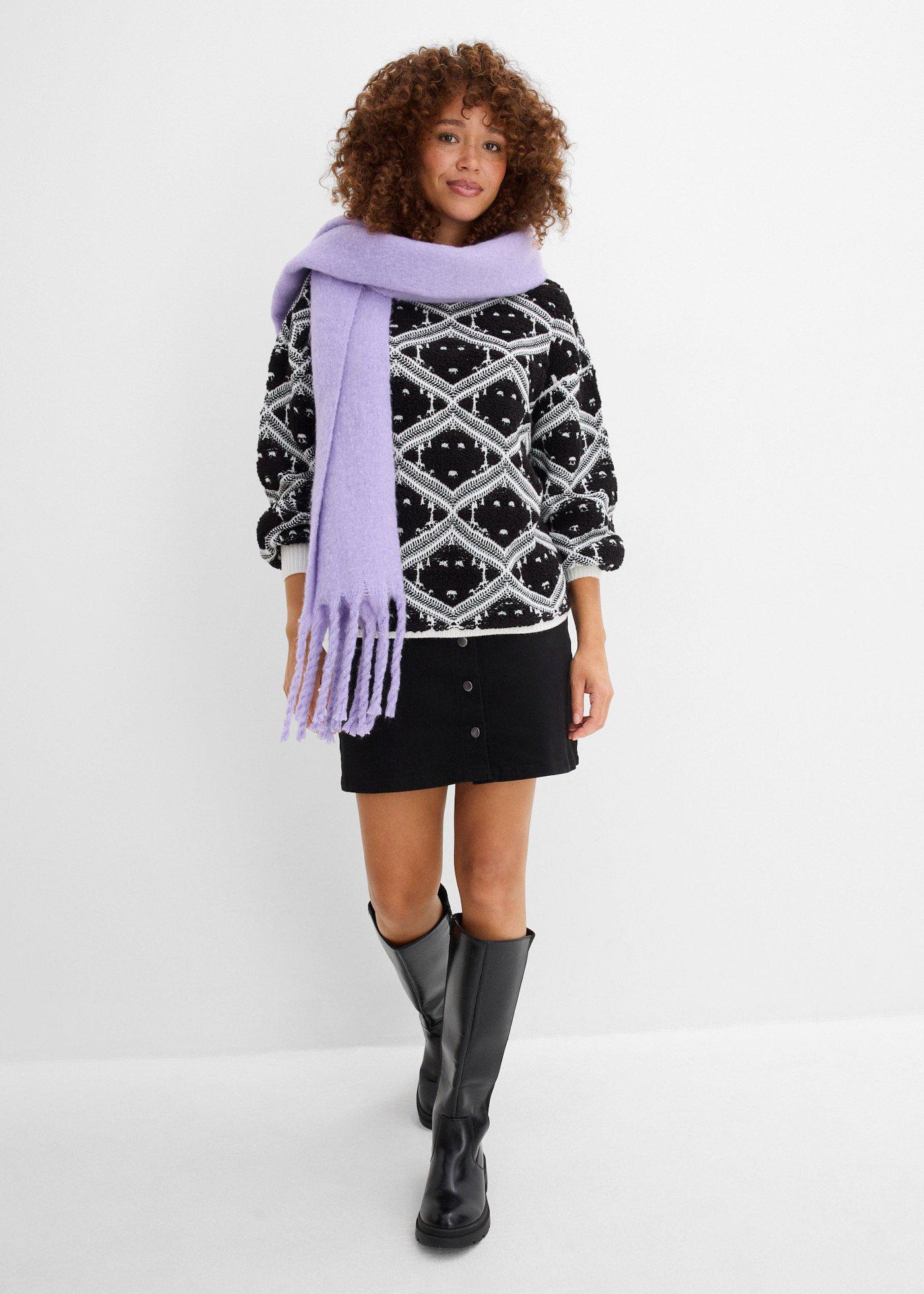 Sweter o kroju pudełkowym - Bonprix
