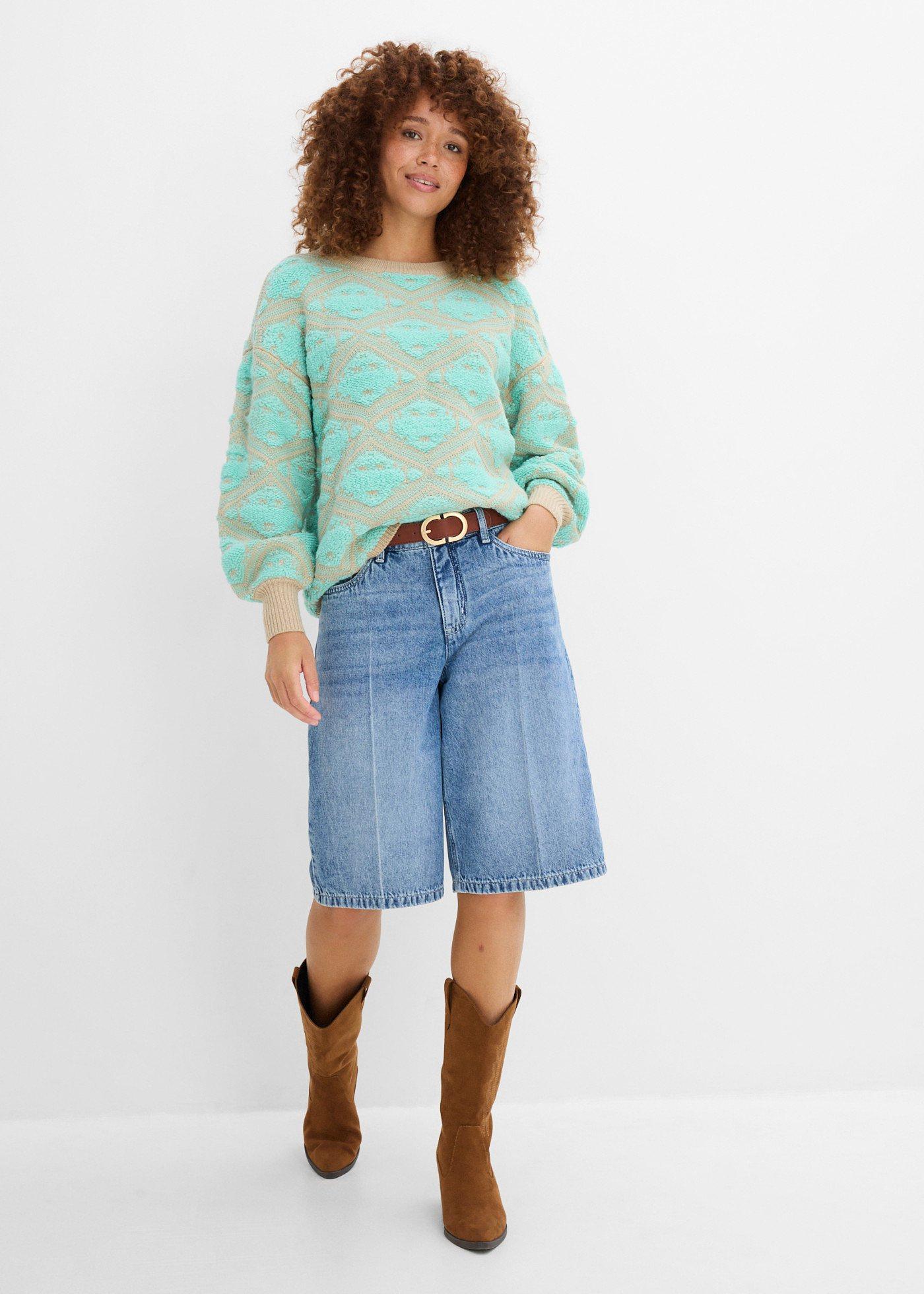 Sweter o kroju pudełkowym - Bonprix