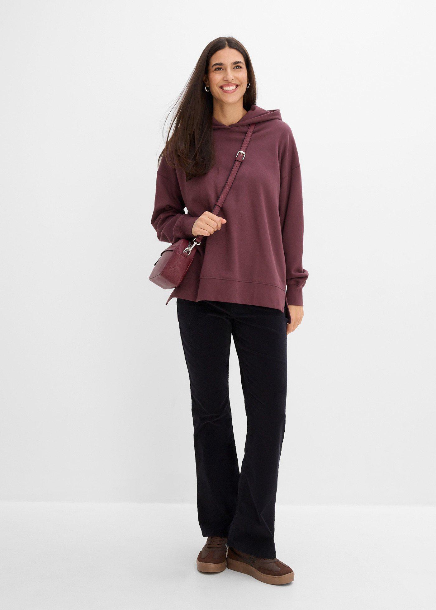 Bluza z kapturem, z czystej bawełny - Bonprix