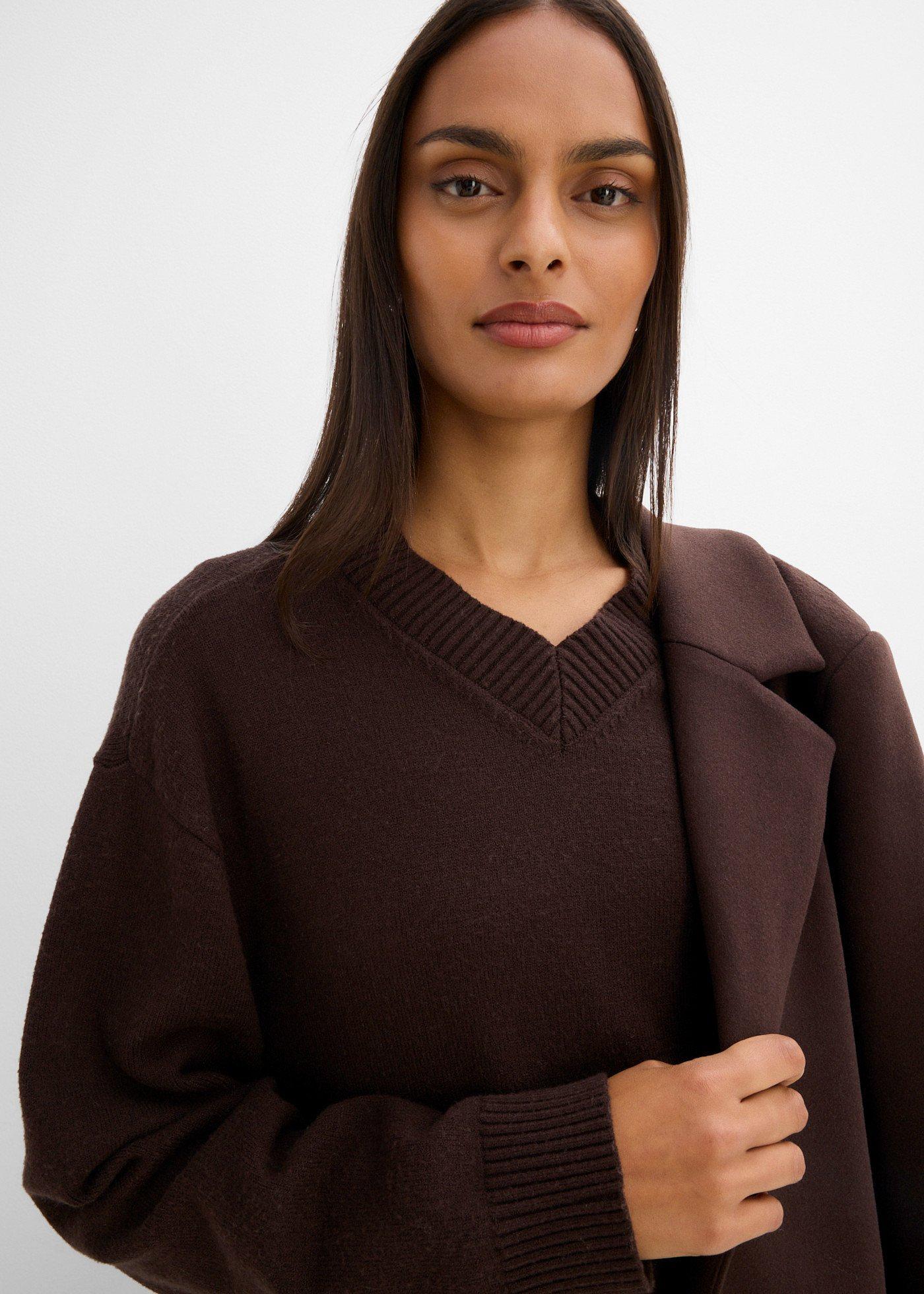 Sweter z mieszanki wiskozy - Bonprix